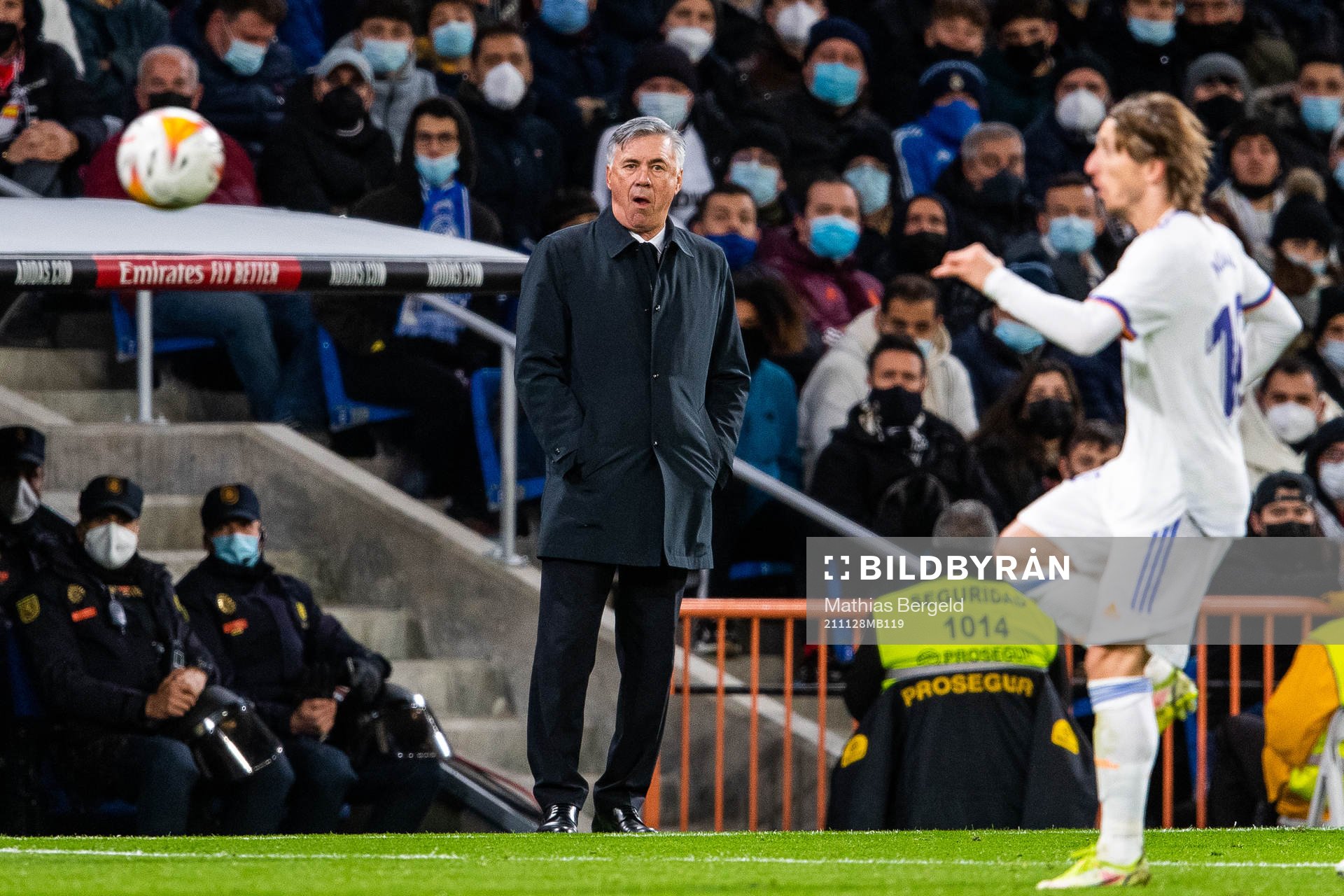 Head coach Carlo Ancelotti of Real Madrid