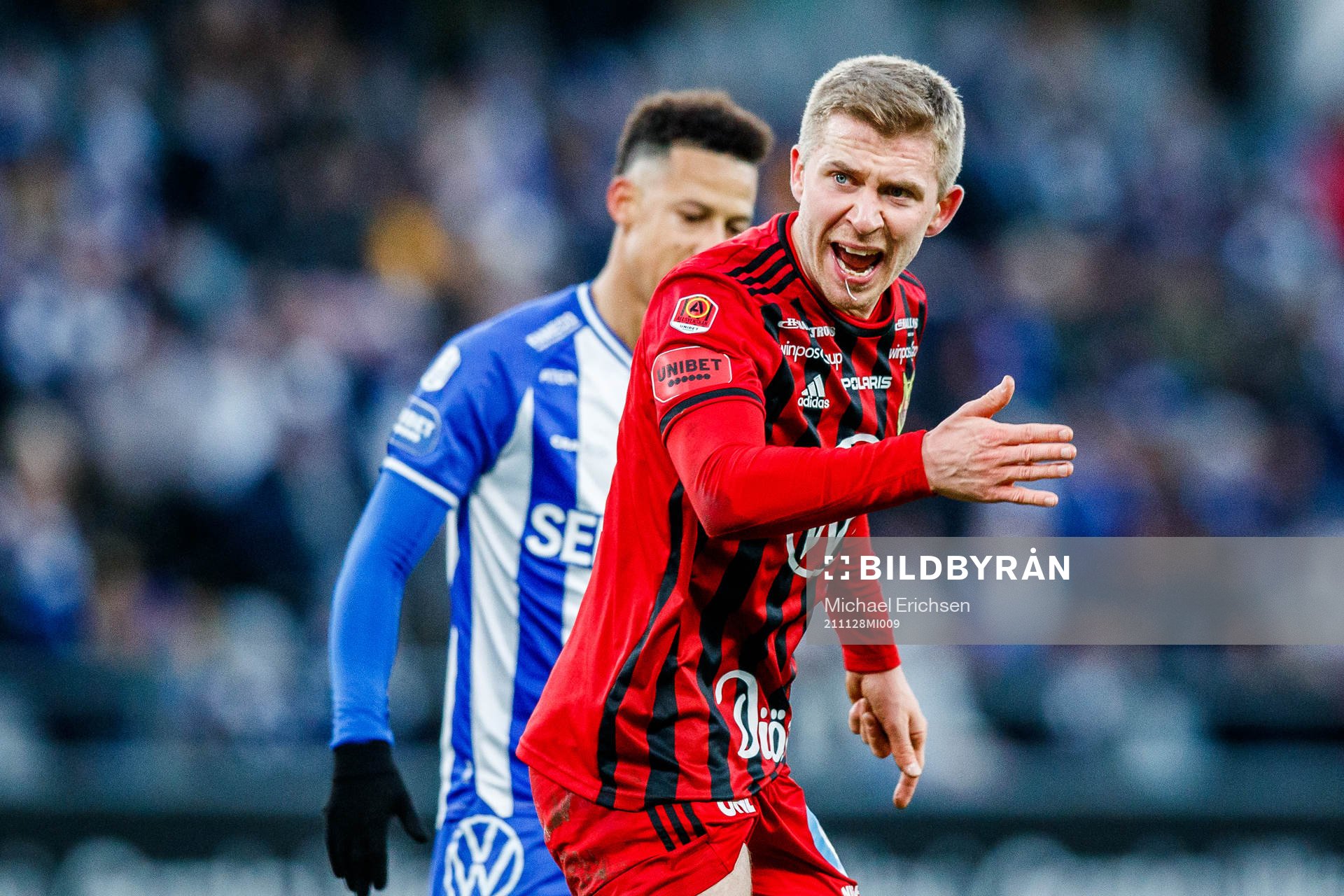 Östersunds Ludvig Fritzson reagerar