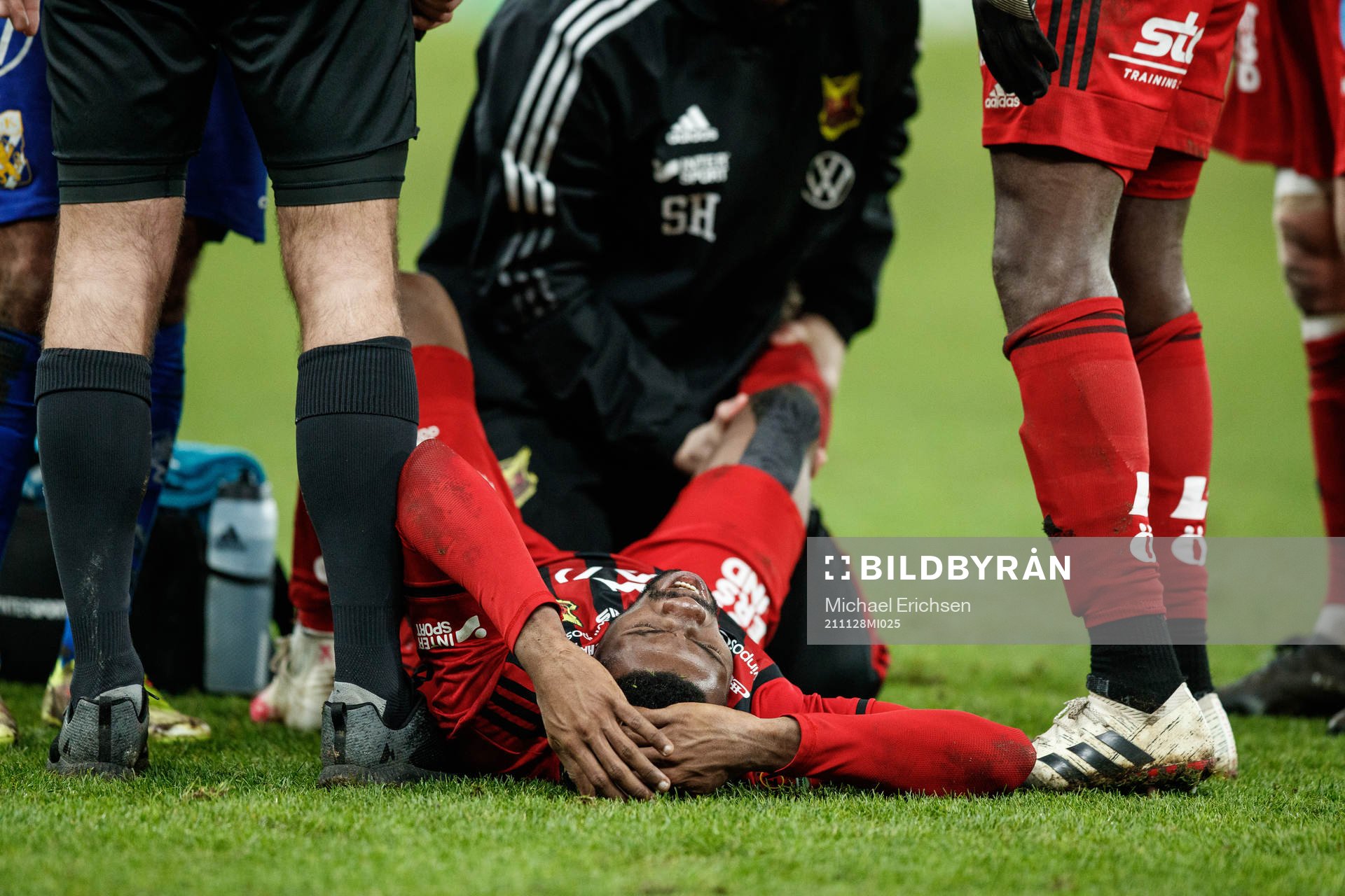 Östersunds Kalpi Wilfried Ouattara har ont