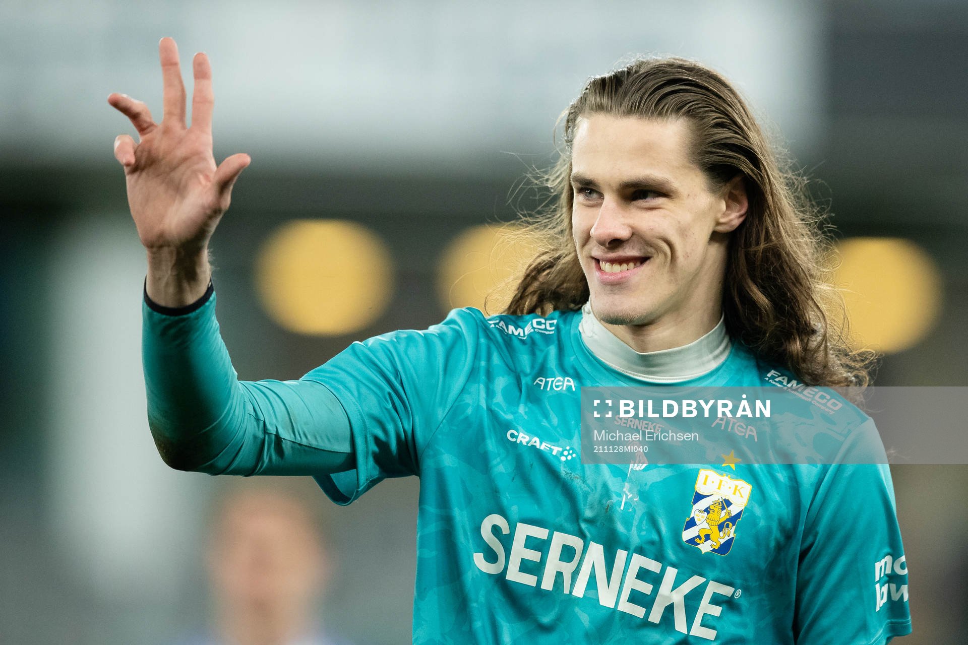 IFK Göteborgs målvakt Adam Ingi Benediktsson