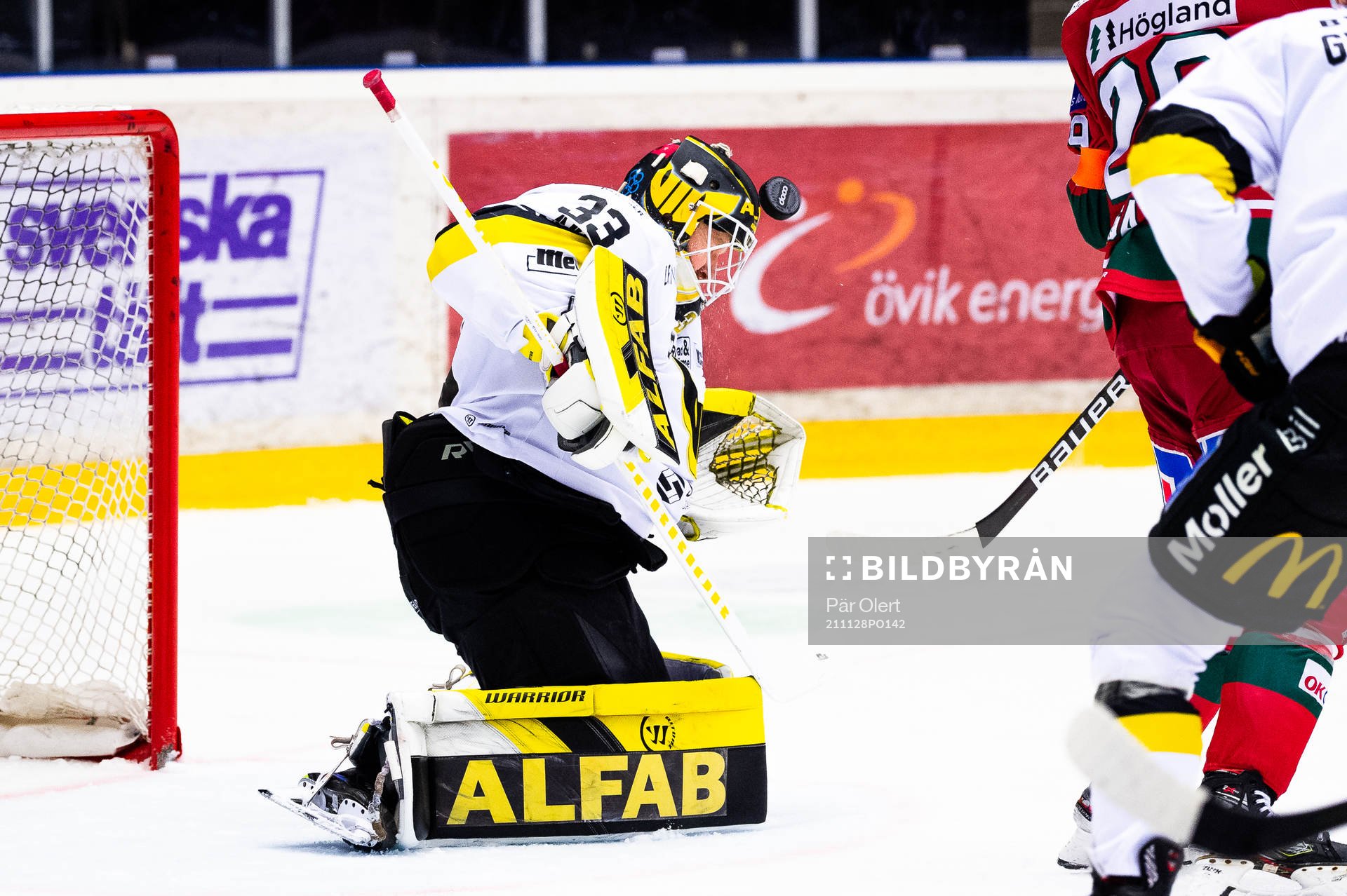 Västerås målvakt Linus Ryttar