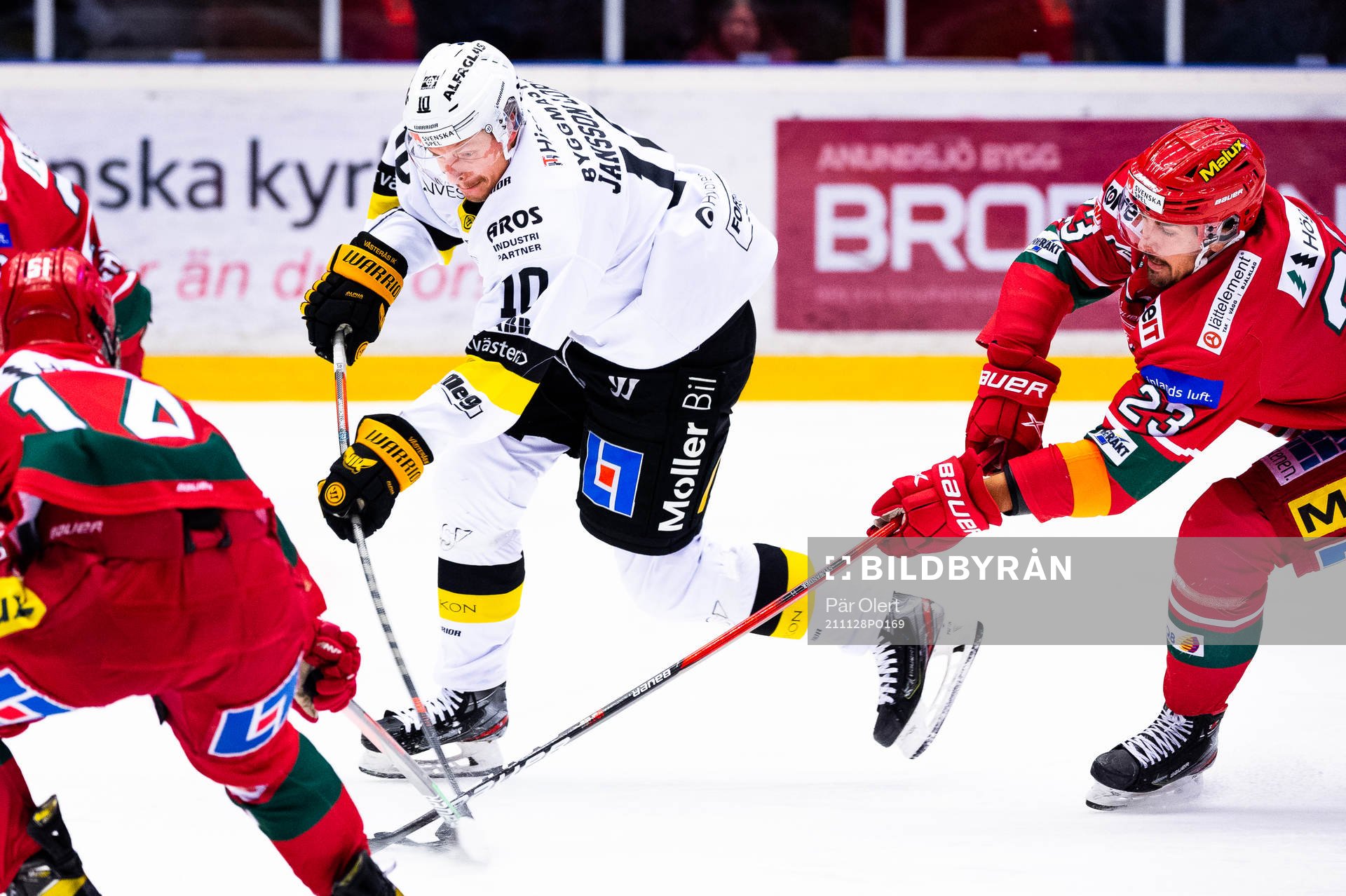 Västerås Jimmie Jansson och Modos Daniel Sylwander