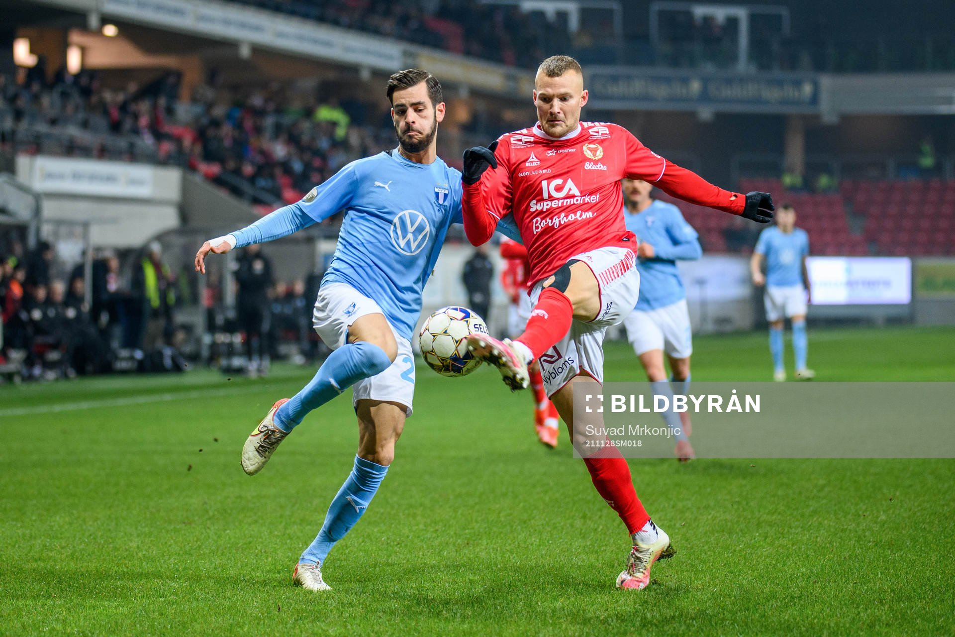 Malmö FFs Adi Nalic och Kalmars Rasmus Sjöstedt