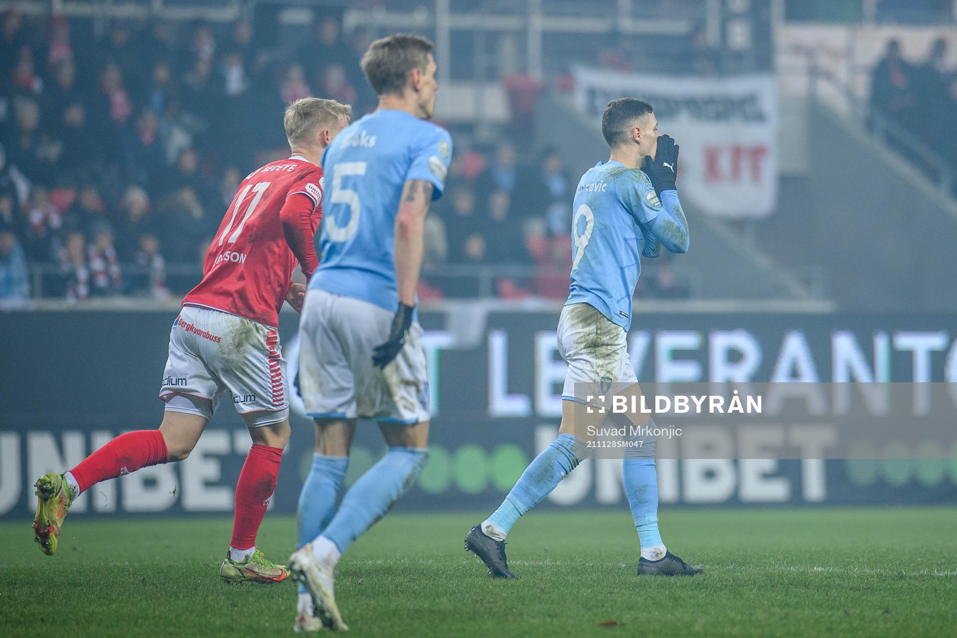 Malmö FFs Veljko Birmancevic deppar