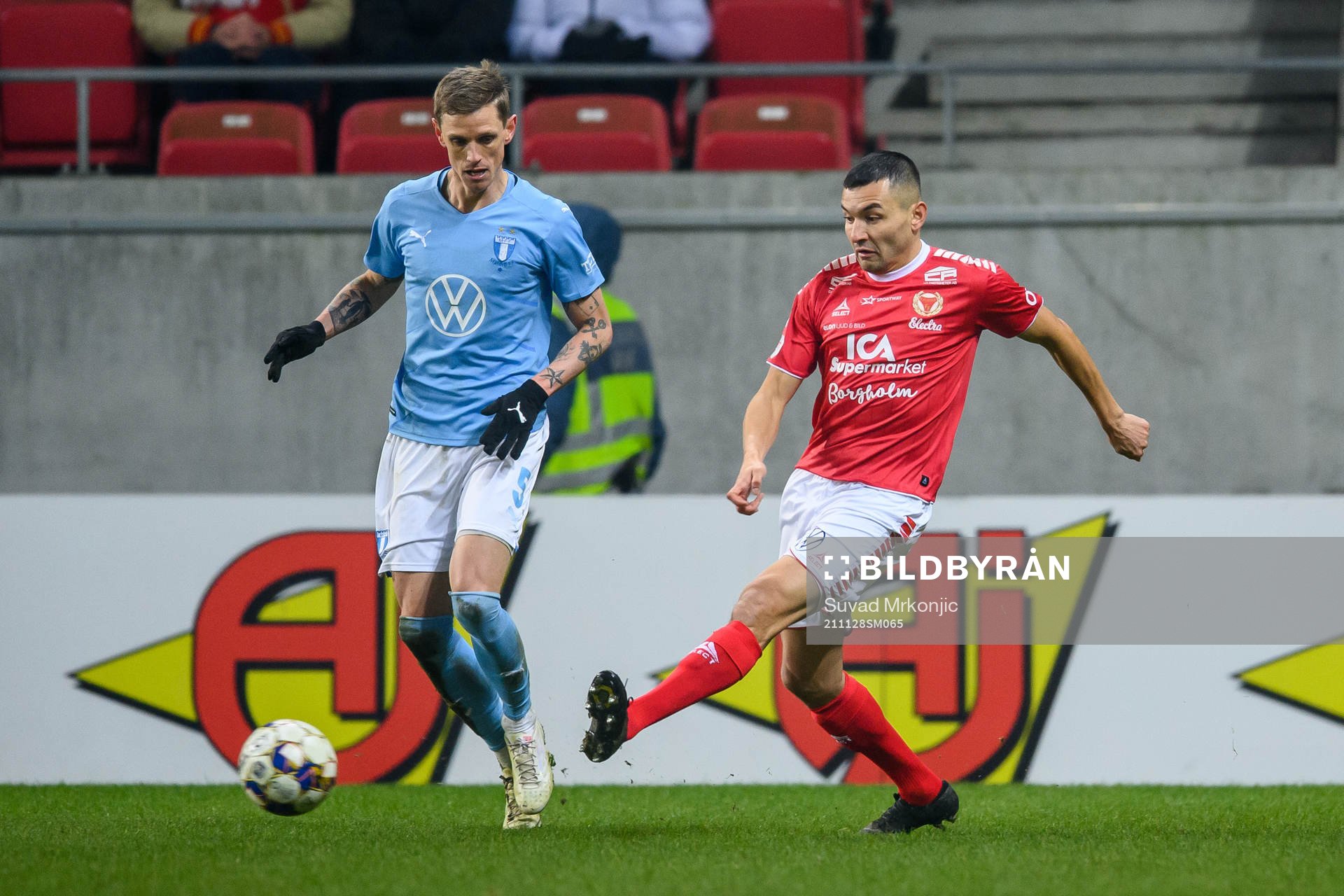 Malmö FFs Sören Rieks och Kalmars Emin Nouri