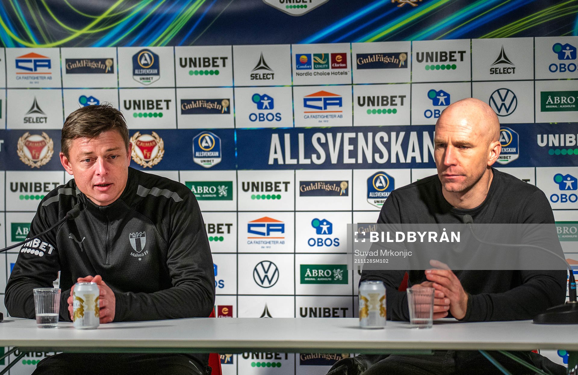 Malmös huvudtränare Jon Dahl Tomasson och Kalmars