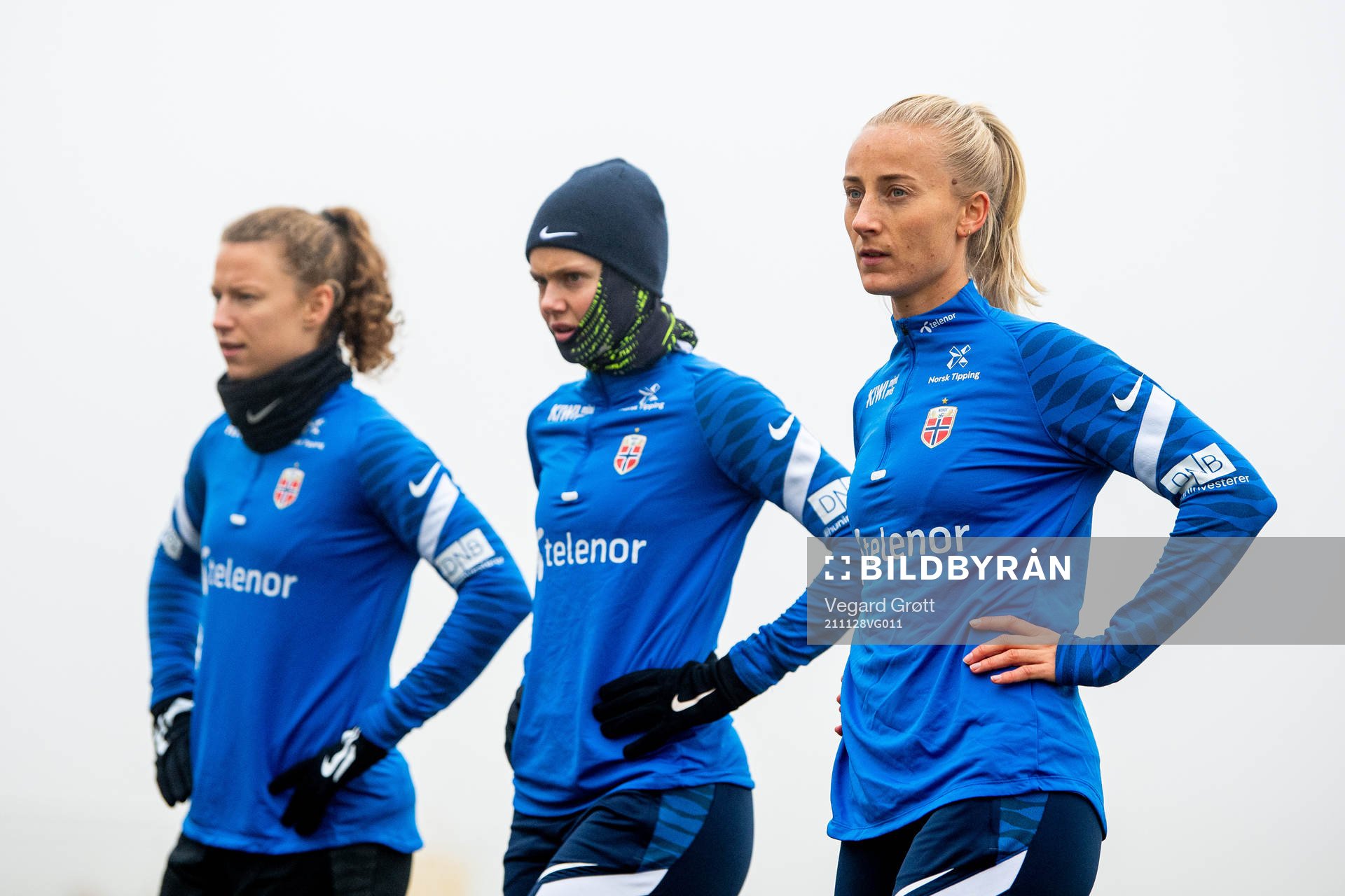 Synne Skinnes Hansen, Karina Sævik and Anja Sønstevold of