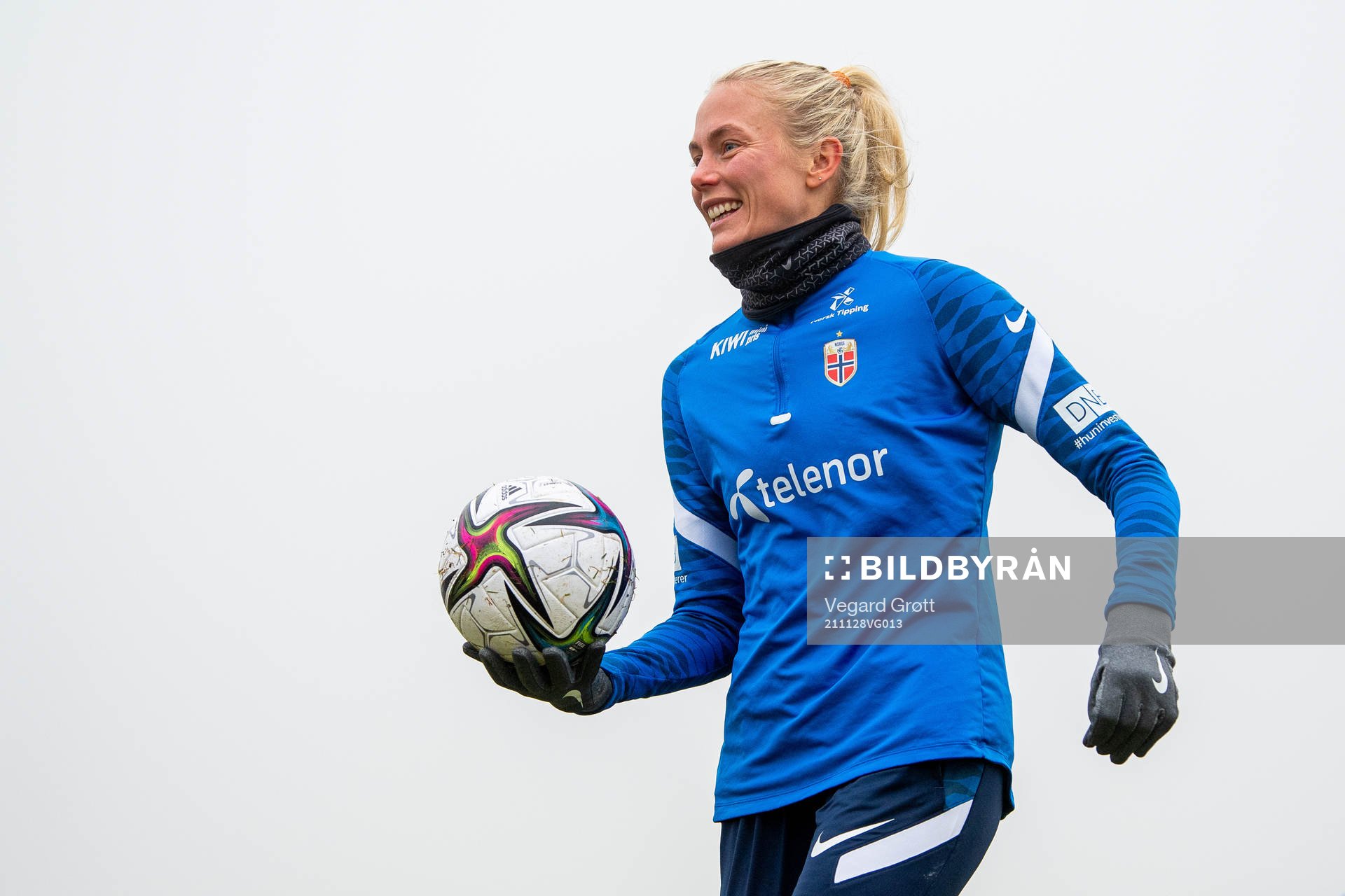 Guro Bergsvand of the Norwegian women's national football