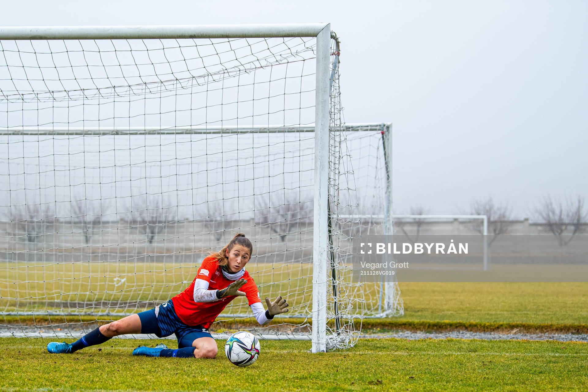Goalkeeper Cecilie Fiskerstrand of the Norwegian women's
