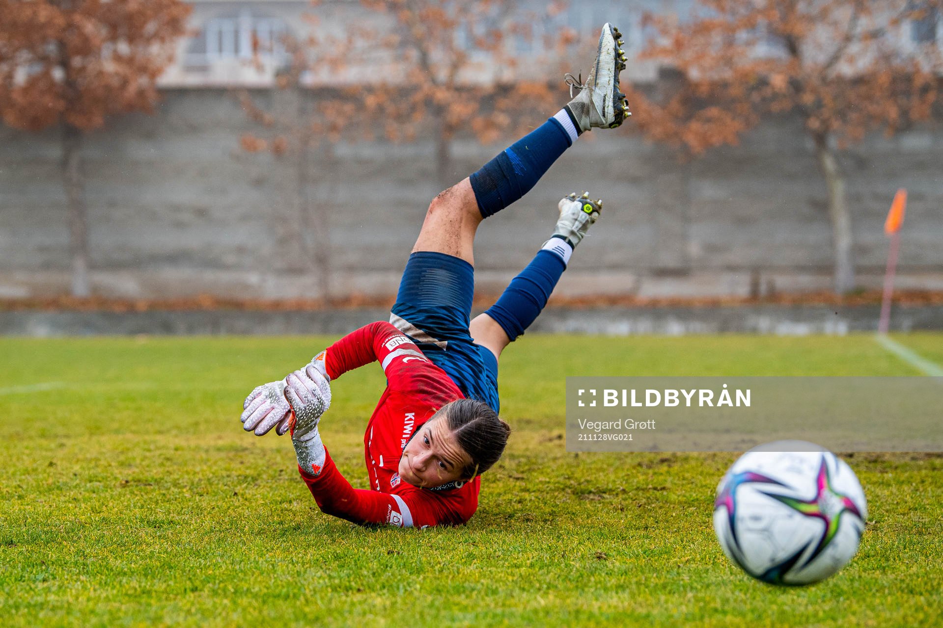 Goalkeeper Rugile Rulyte of the Norwegian women's national