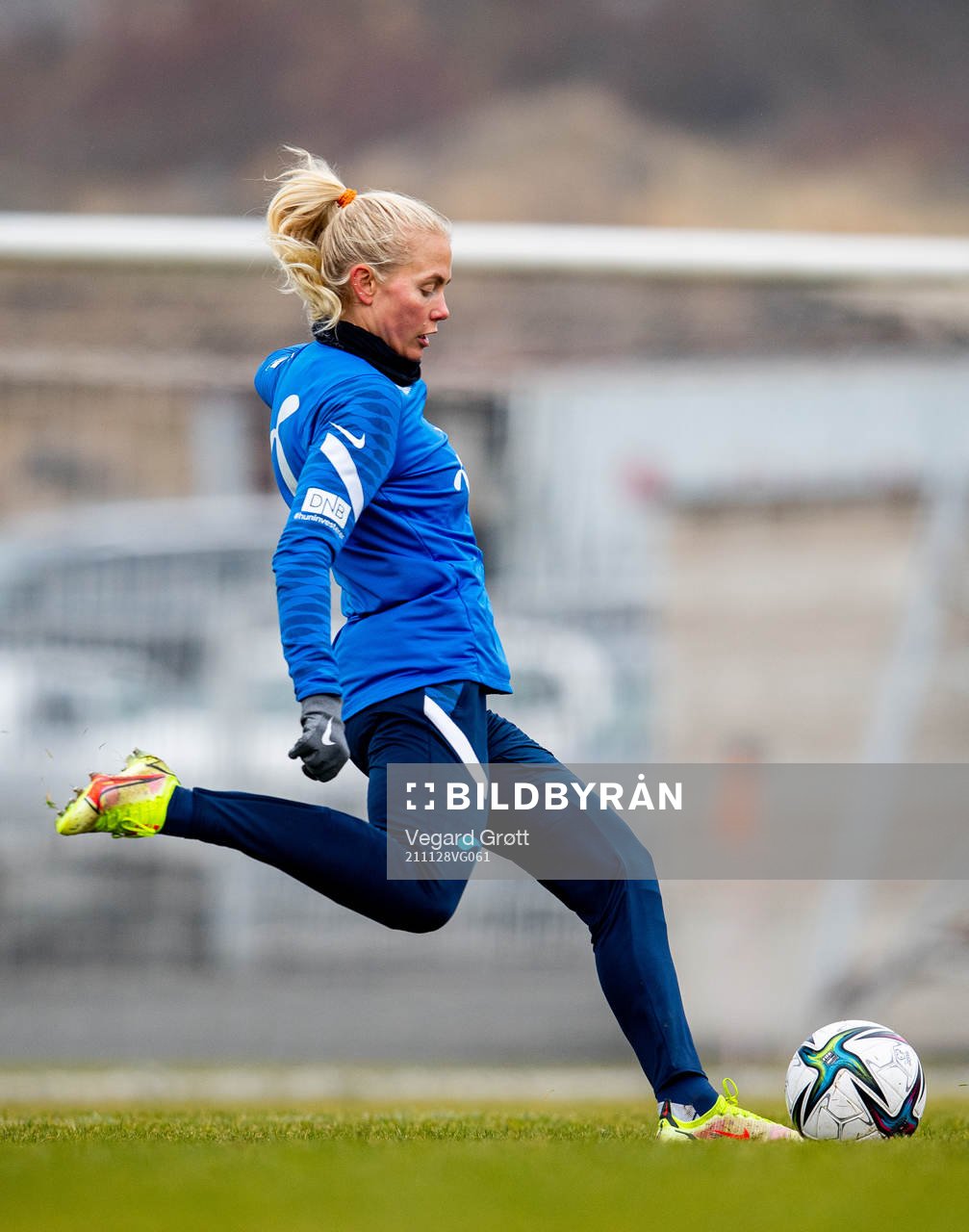 Guro Bergsvand of the Norwegian women's national football