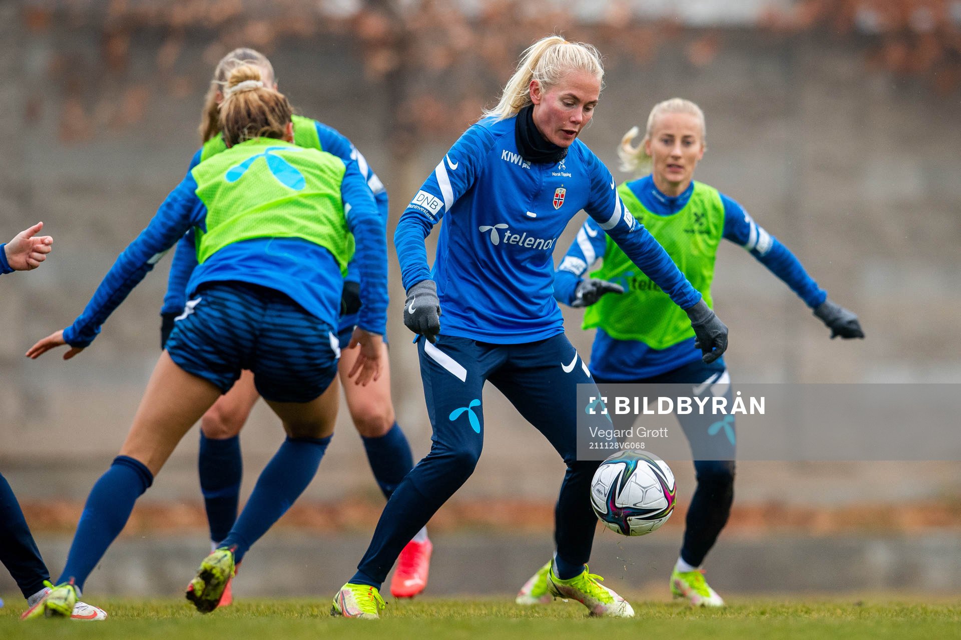 Guro Bergsvand of the Norwegian women's national football