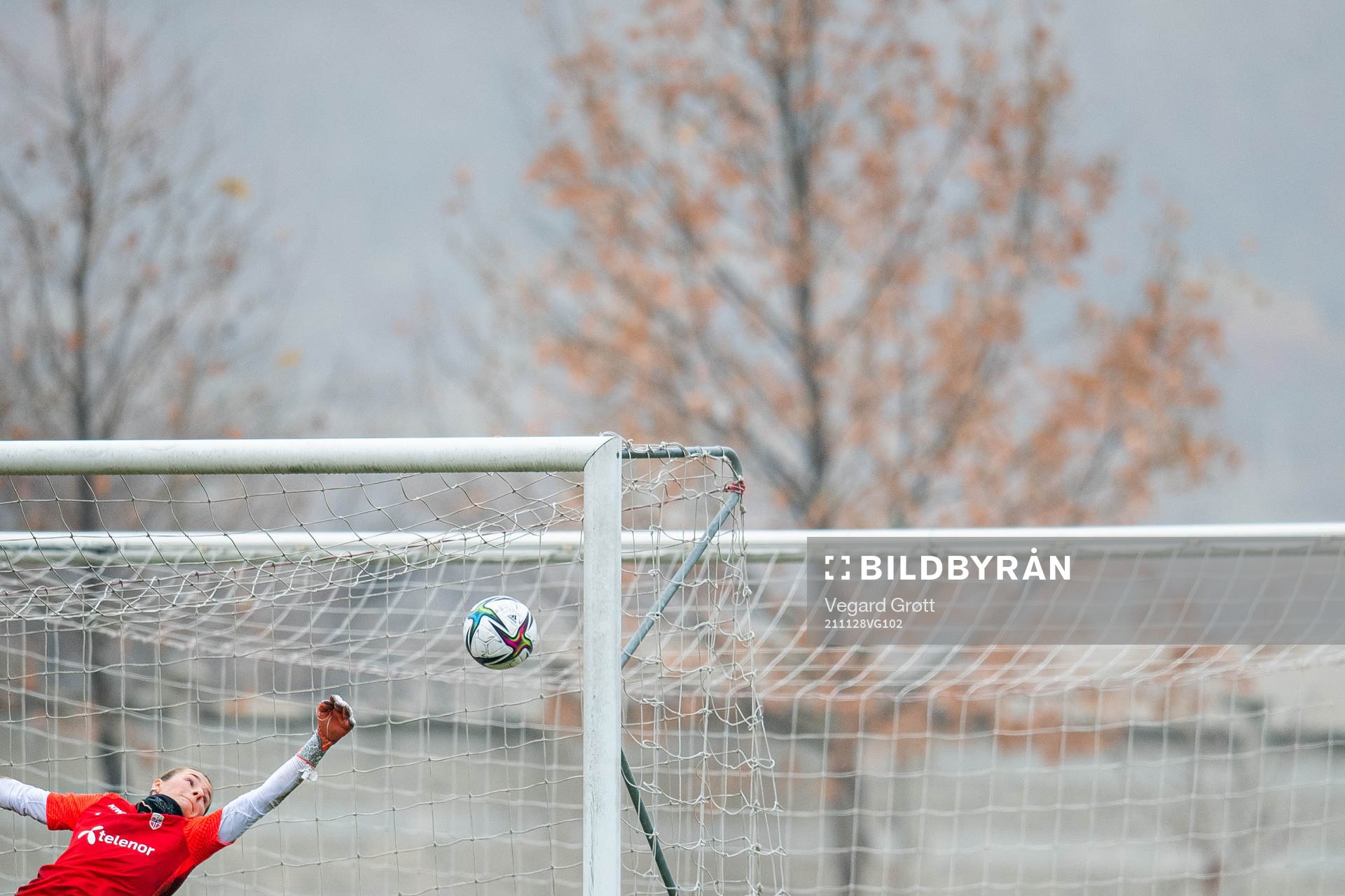 Goalkeeper Rugile Rulyte of the Norwegian women's national