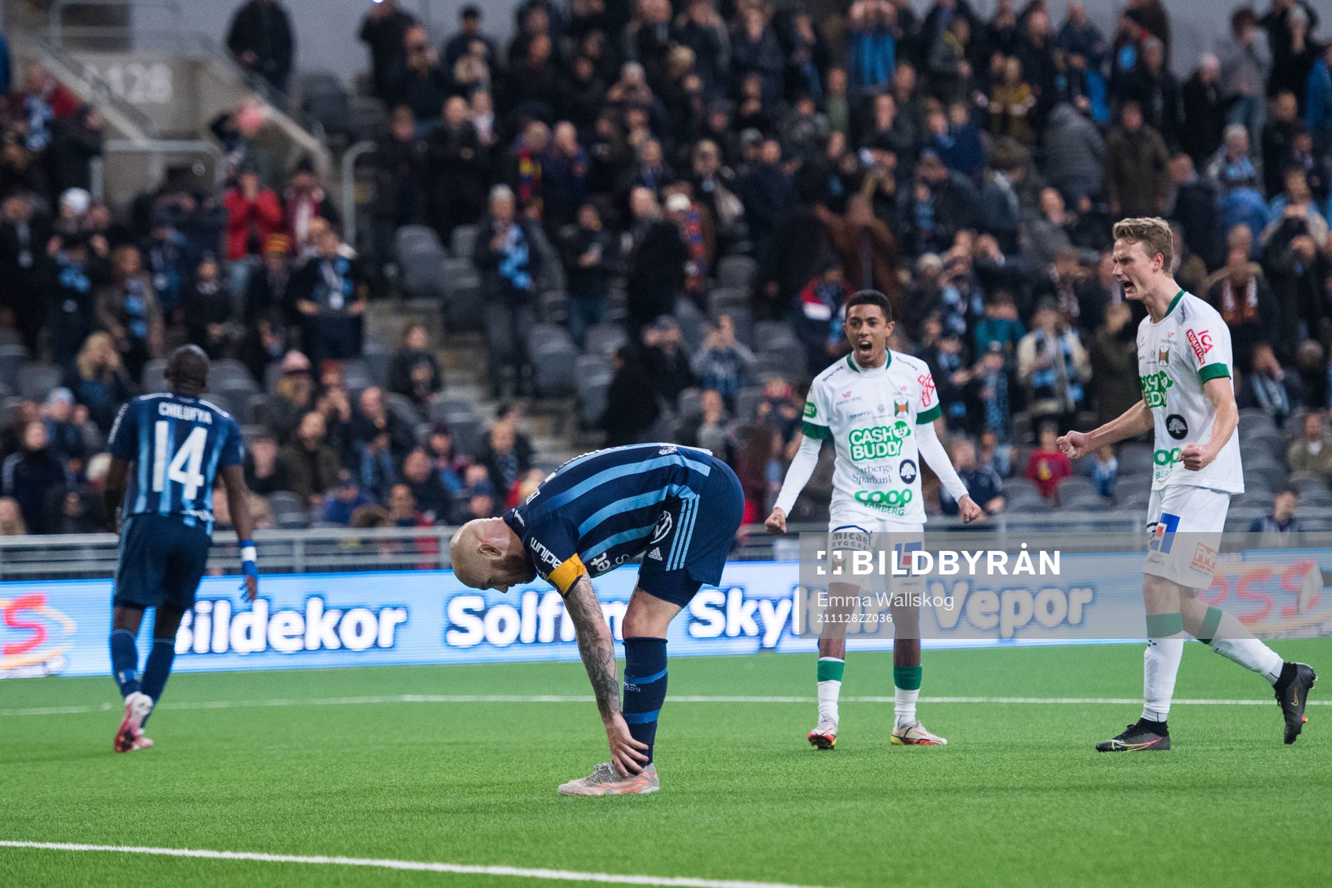 Djurgårdens Magnus Eriksson deppar