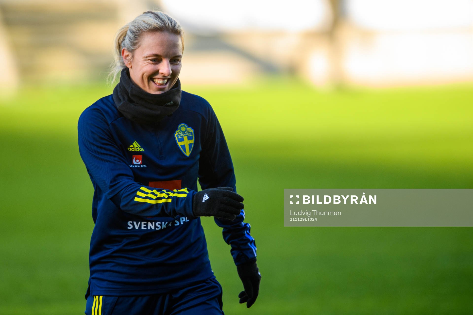 Mimmi Larsson of the Swedish women's national football team