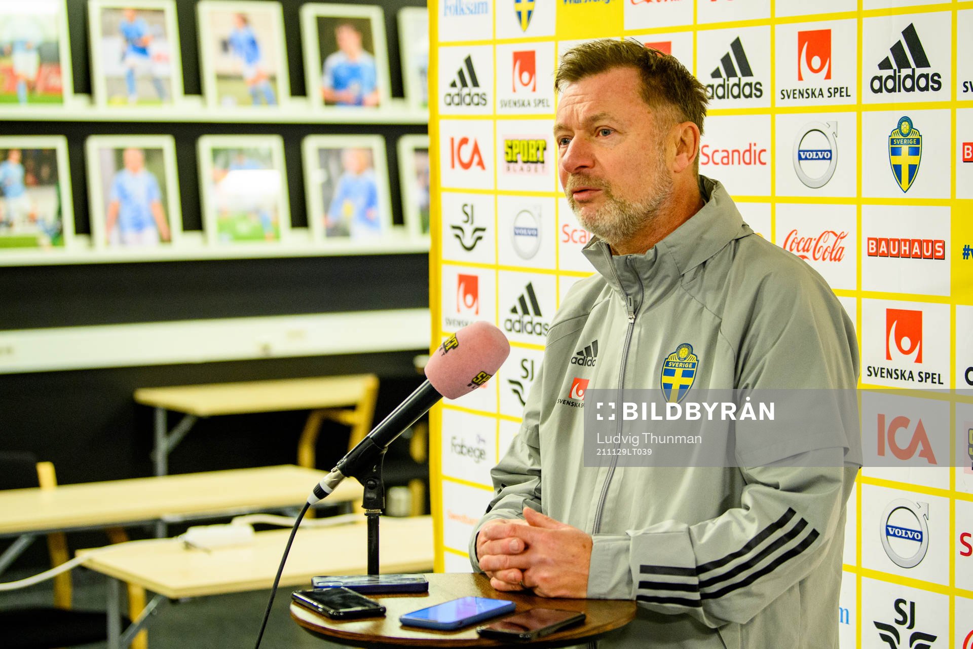 Peter Gerhardsson, head coach of the Swedish women's