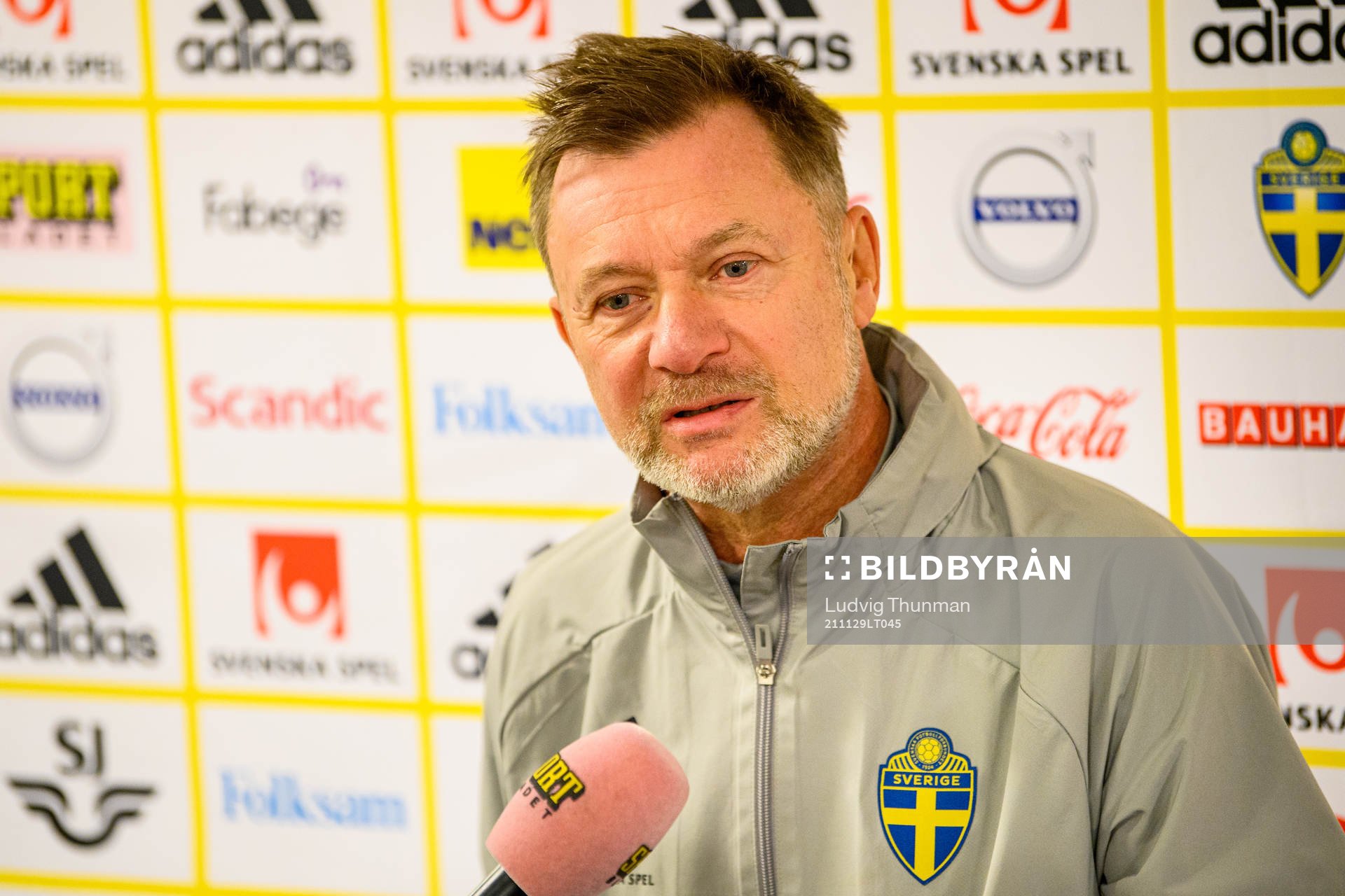 Peter Gerhardsson, head coach of the Swedish women's