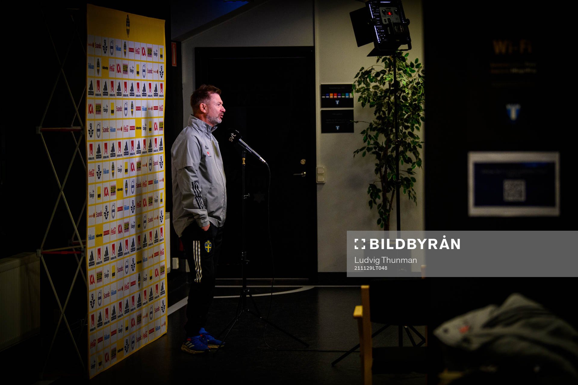 Peter Gerhardsson, head coach of the Swedish women's