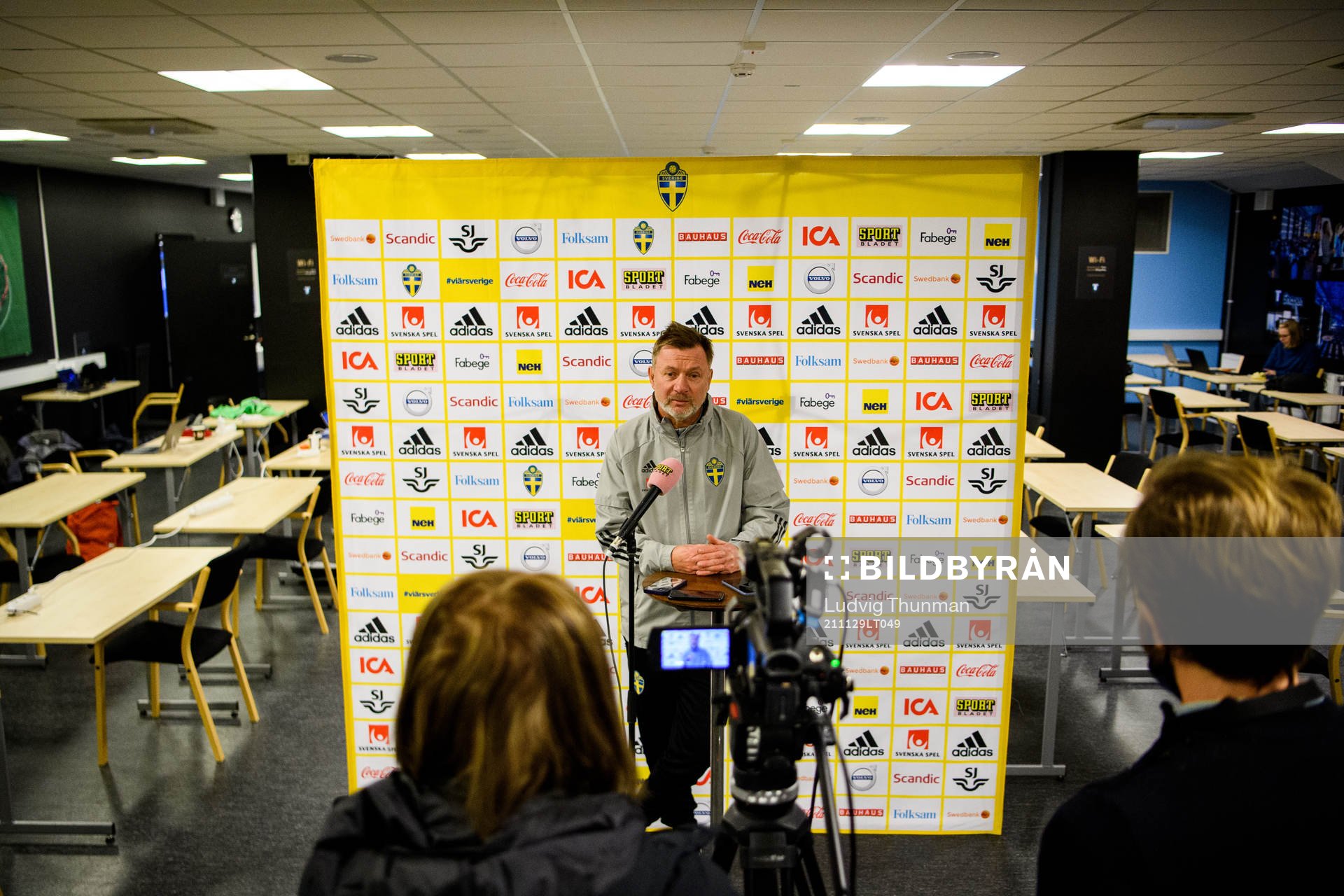 Peter Gerhardsson, head coach of the Swedish women's