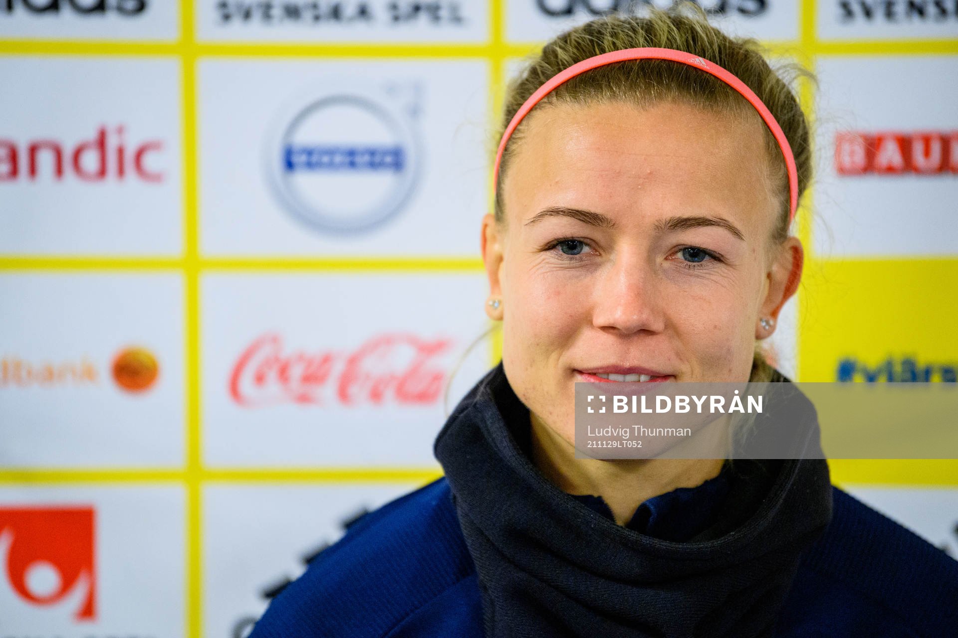 Hanna Glas of the Swedish women's national football team is