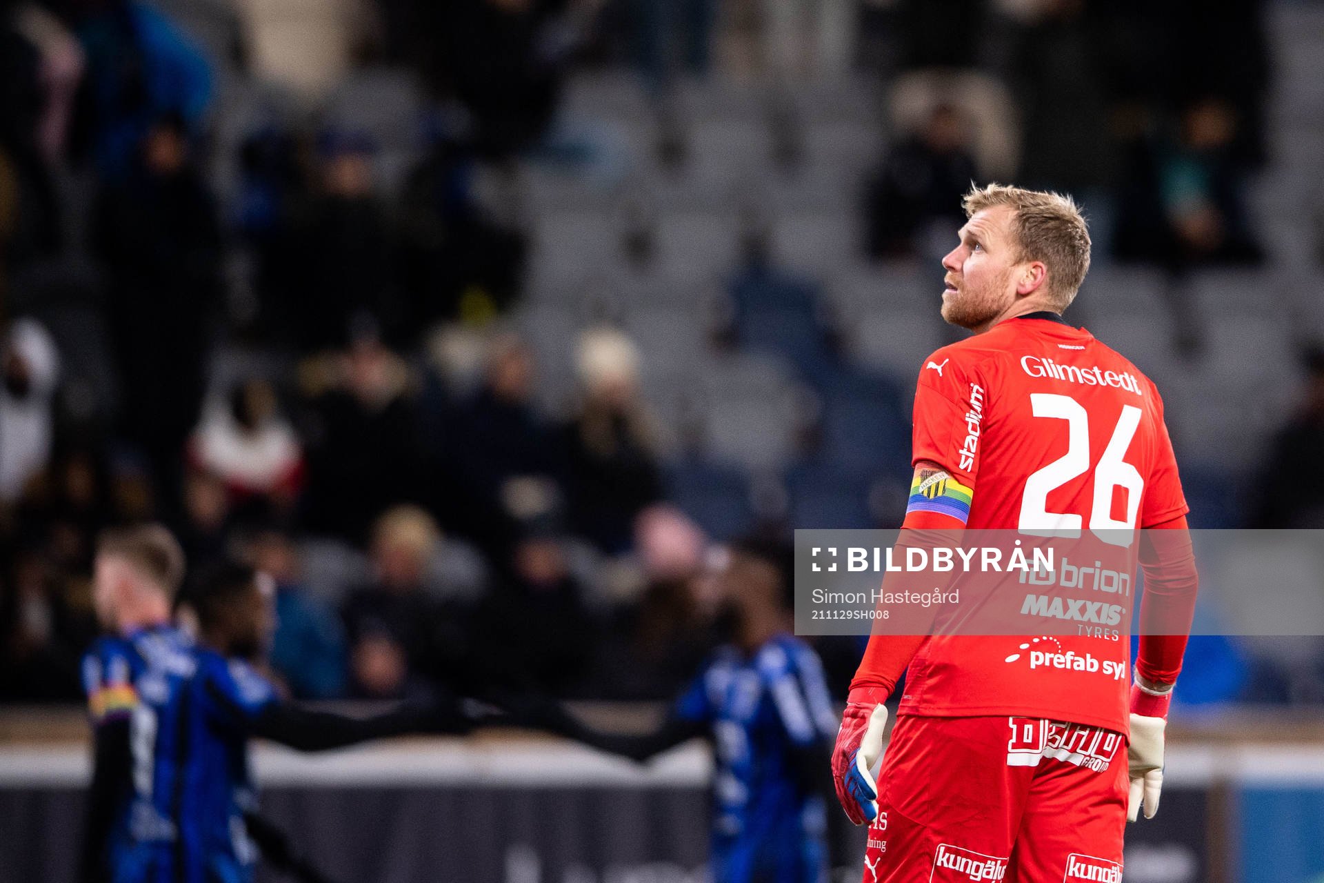 Häckens målvakt Peter Abrahamsson deppar