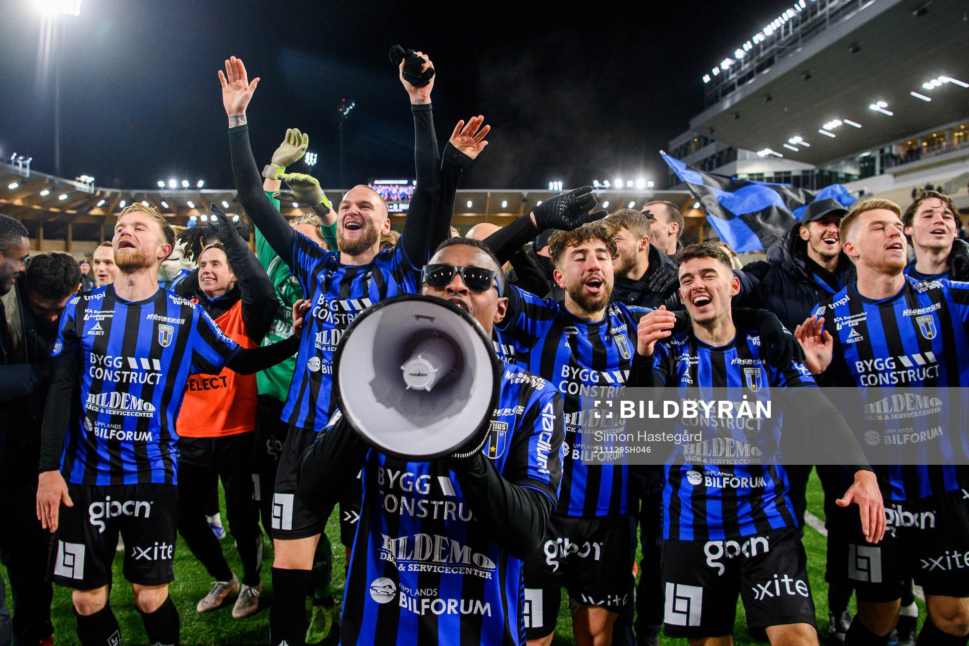 Sirius spelare jublar