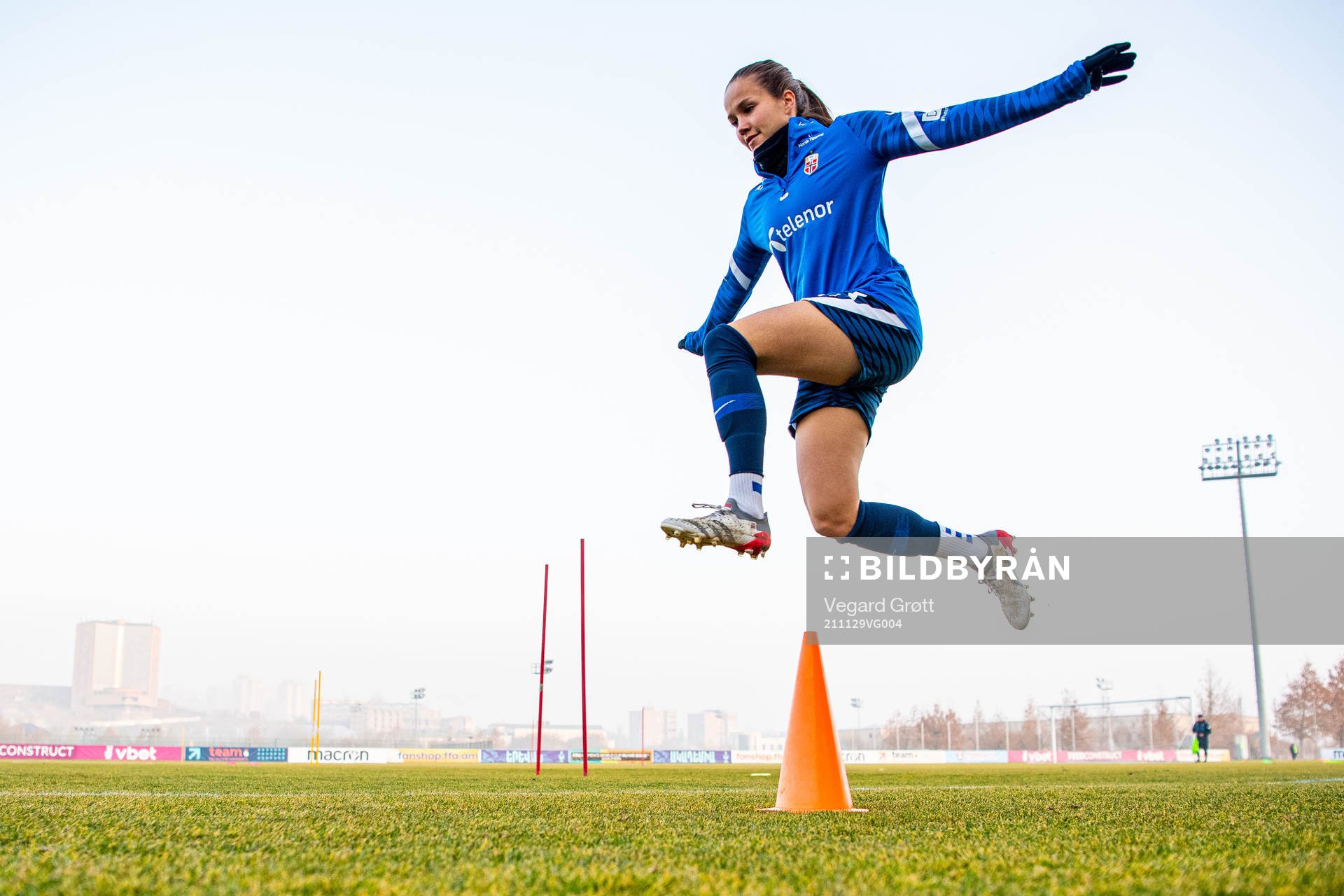 Guro Reiten of the Norwegian women's national football team