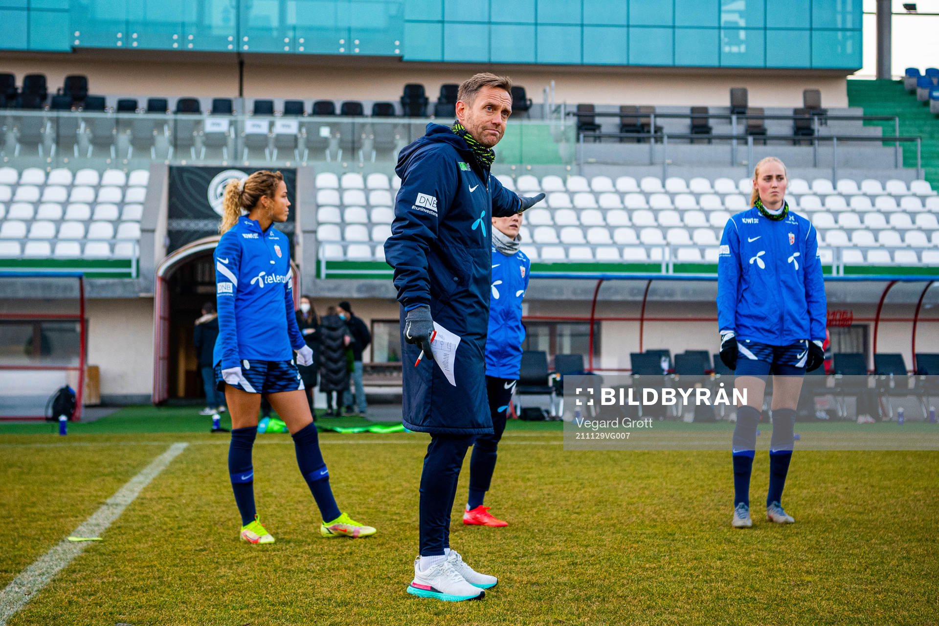 Martin Sjögren, head coach of the Norwegian women's