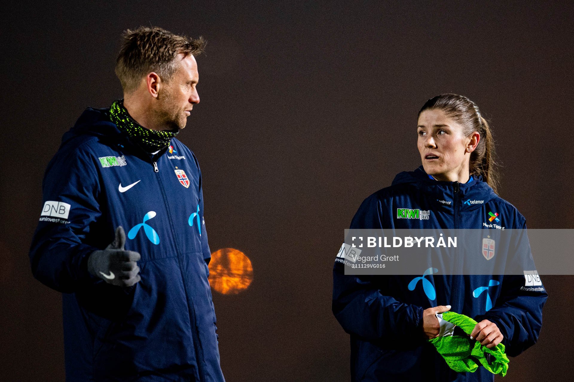 Martin Sjögren, head coach of the Norwegian women's