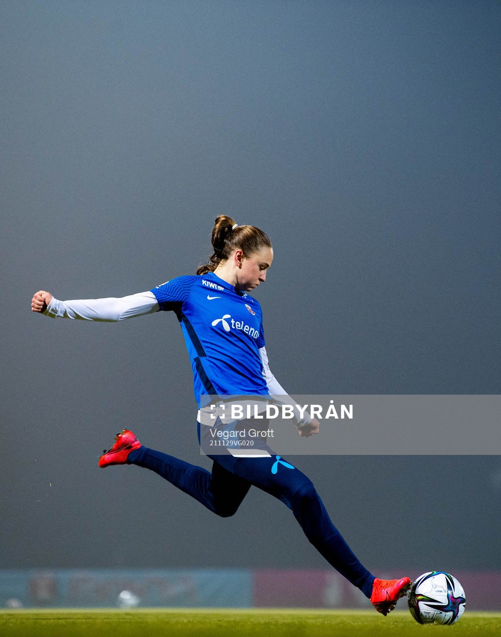 Vilde Hasund of the Norwegian women's national football team