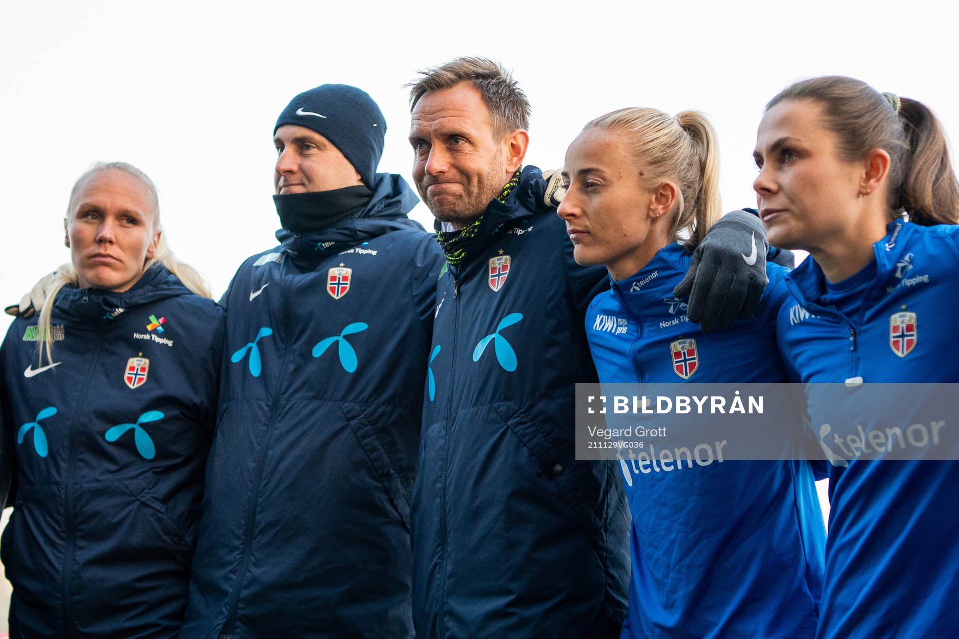 Maria Thorisdottir, Roger Eskeland, goalkeeper coach,