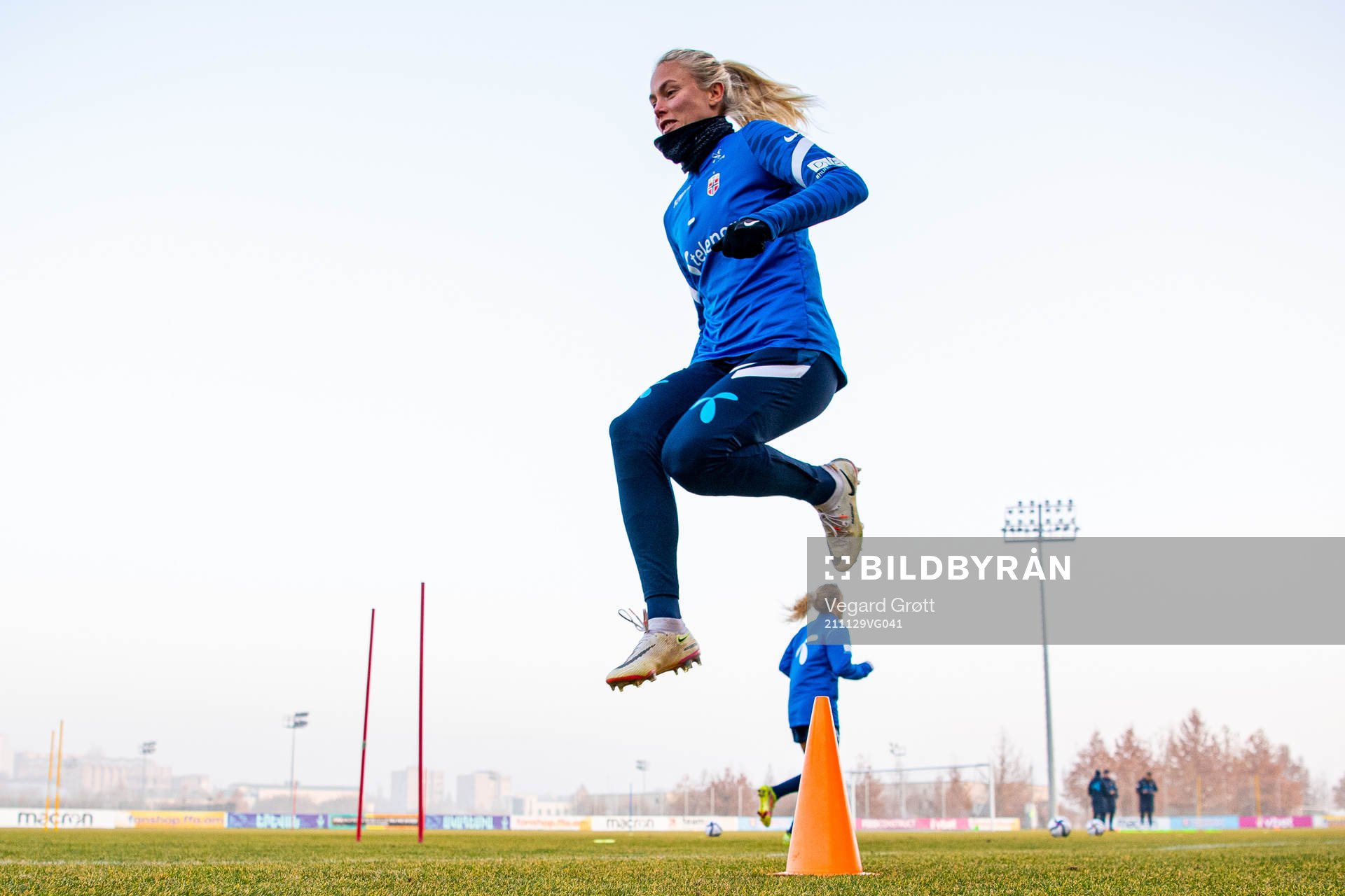 Guro Bergsvand of the Norwegian women's national football
