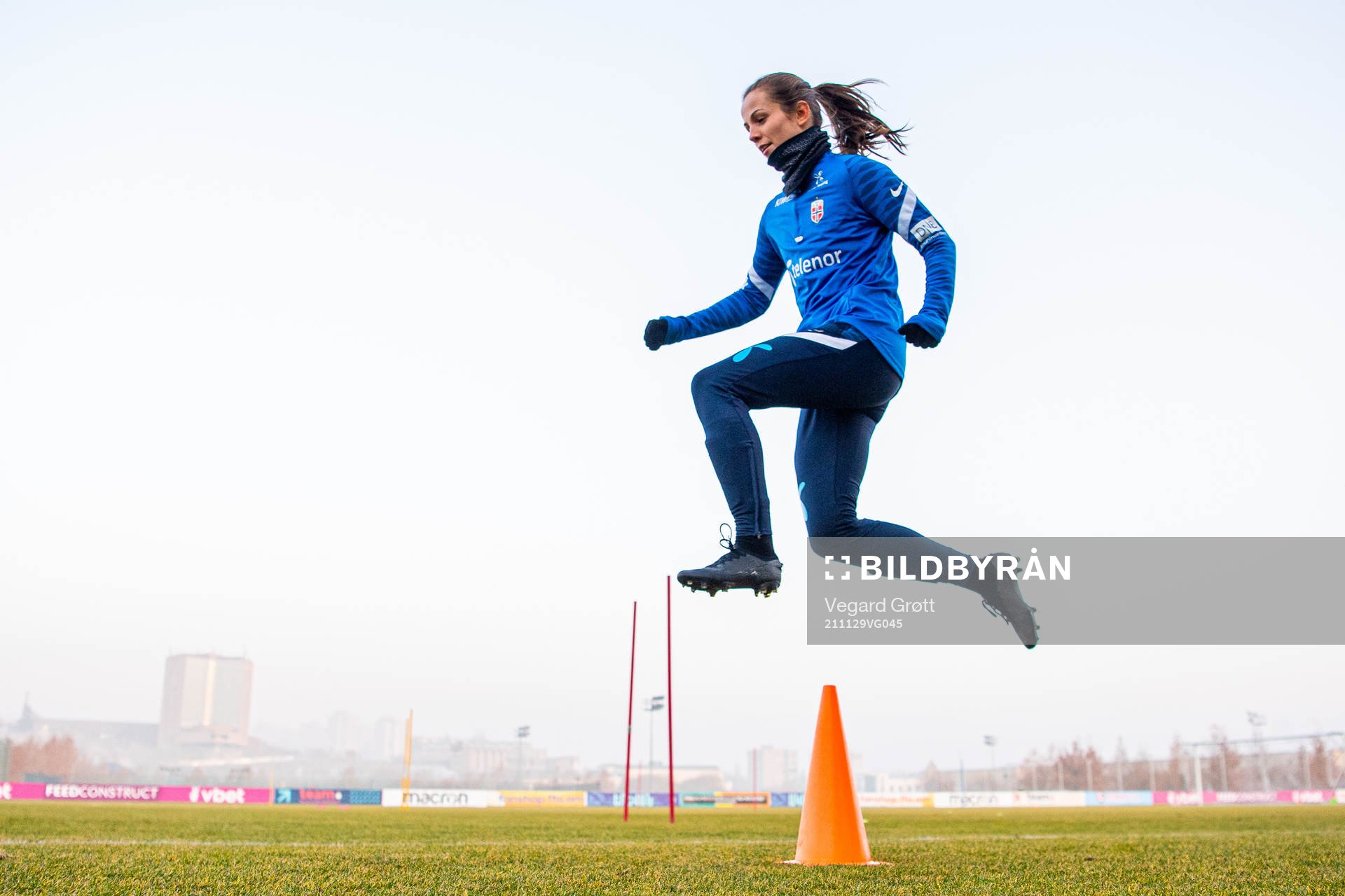 Tuva Hansen of the Norwegian women's national football team