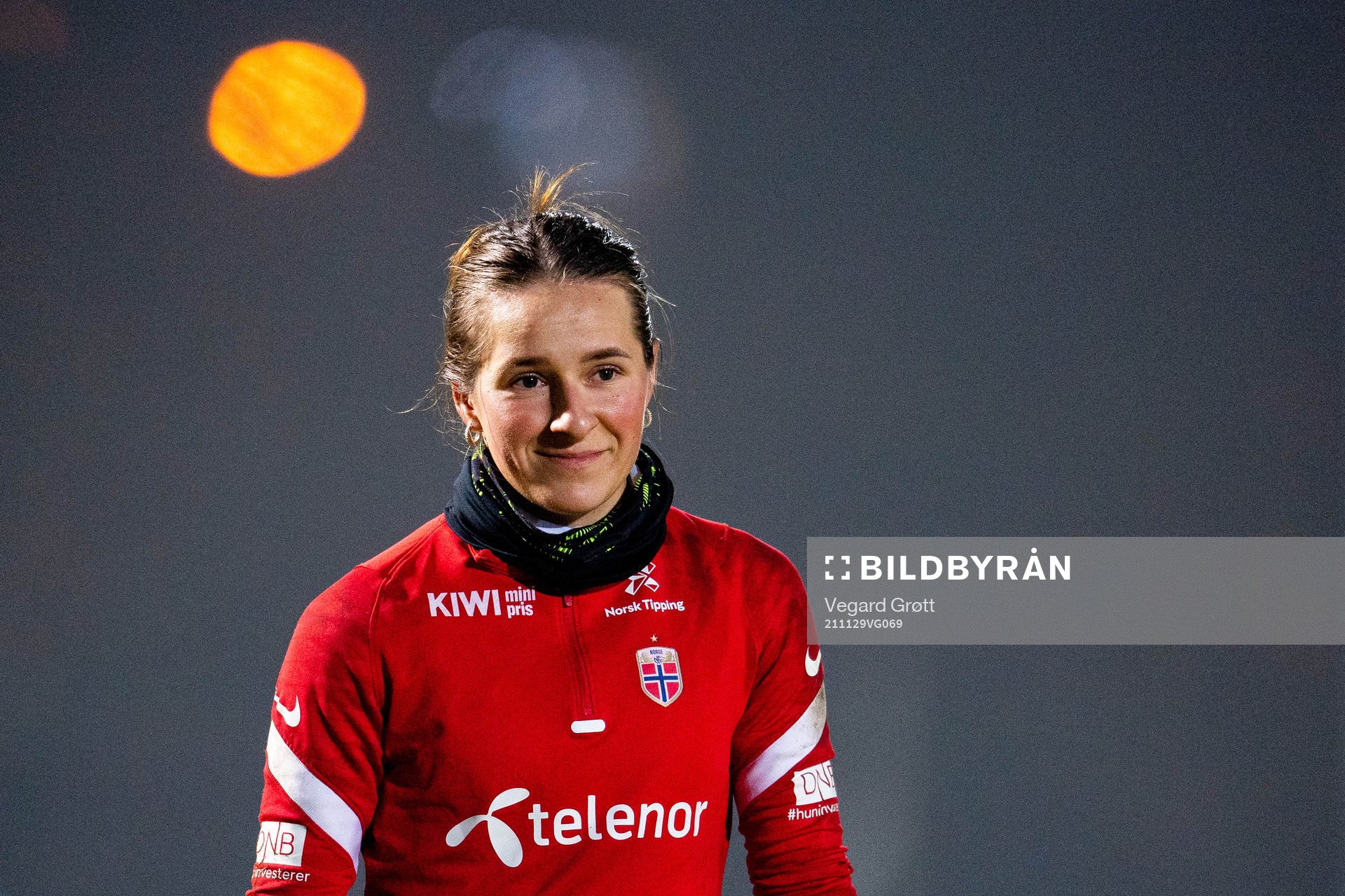 Goalkeeper Rugile Rulyte of the Norwegian women's national