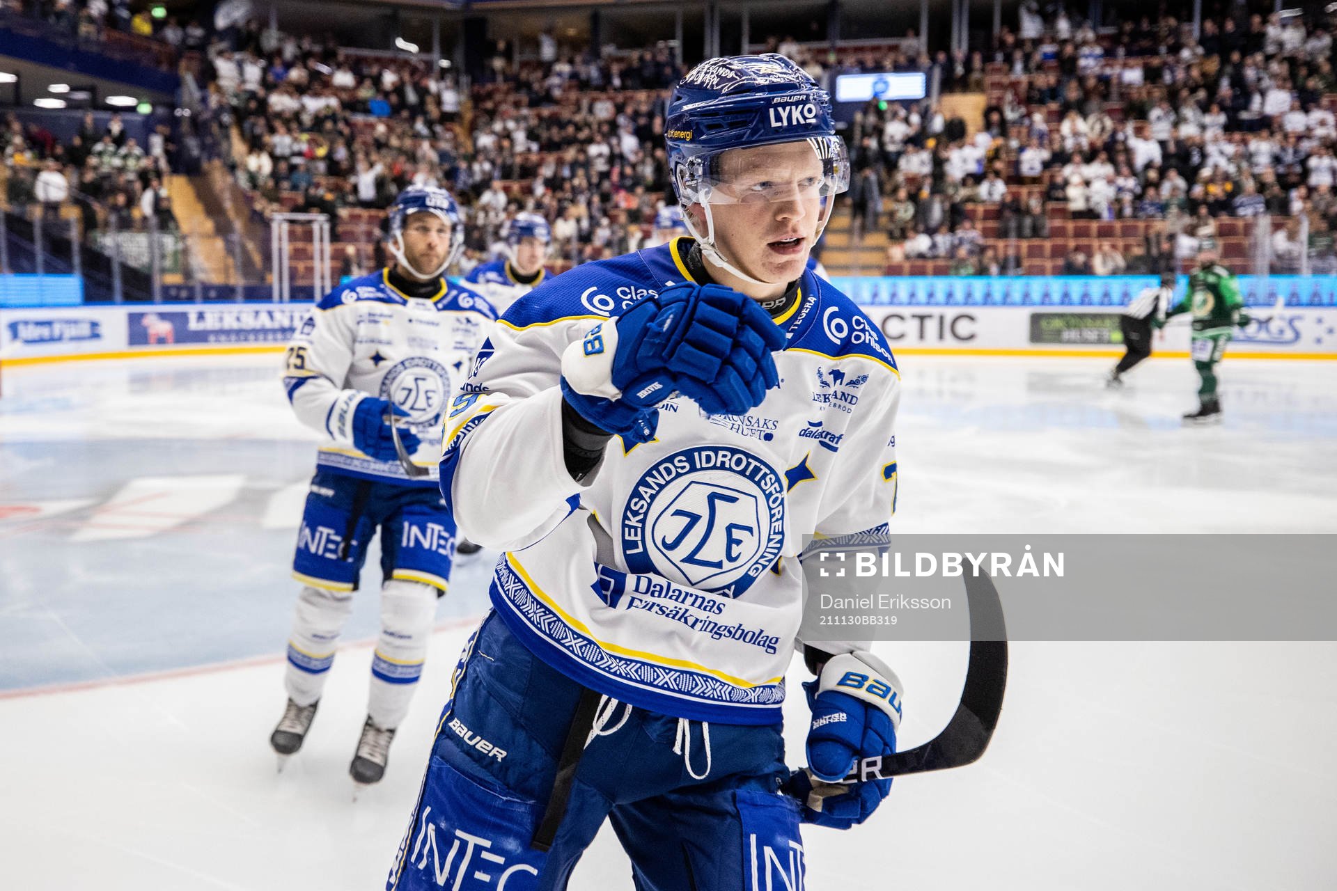 Leksands Emil Heineman jublar