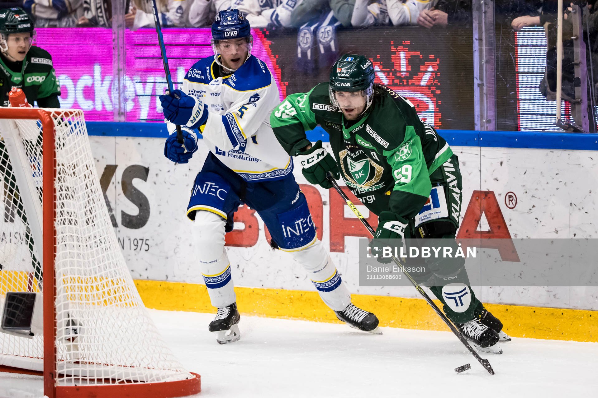 Leksands Calle Själin och Färjestads Linus Johansson
