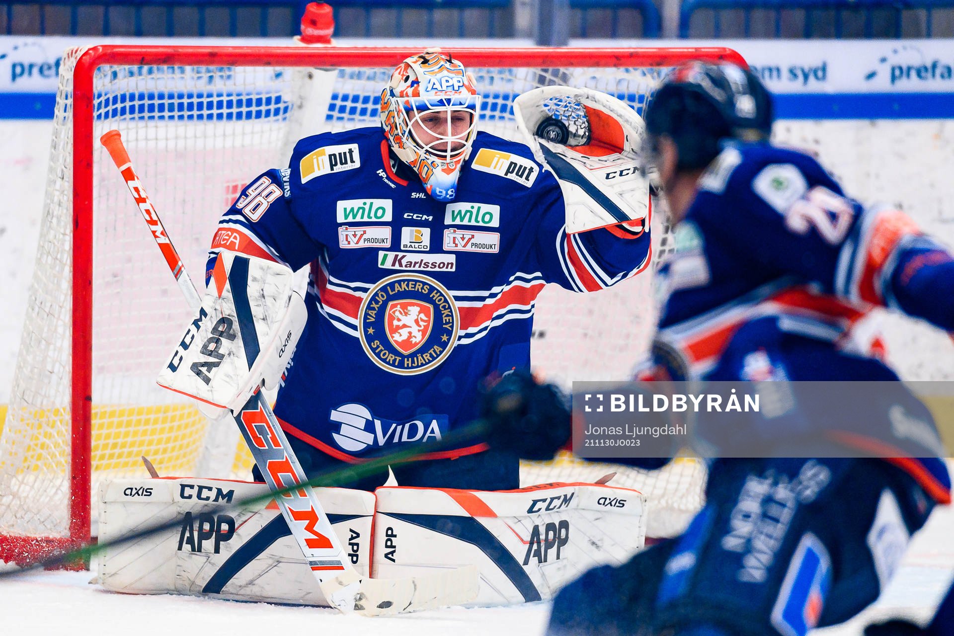 Växjös målvakt Janis Kalnins