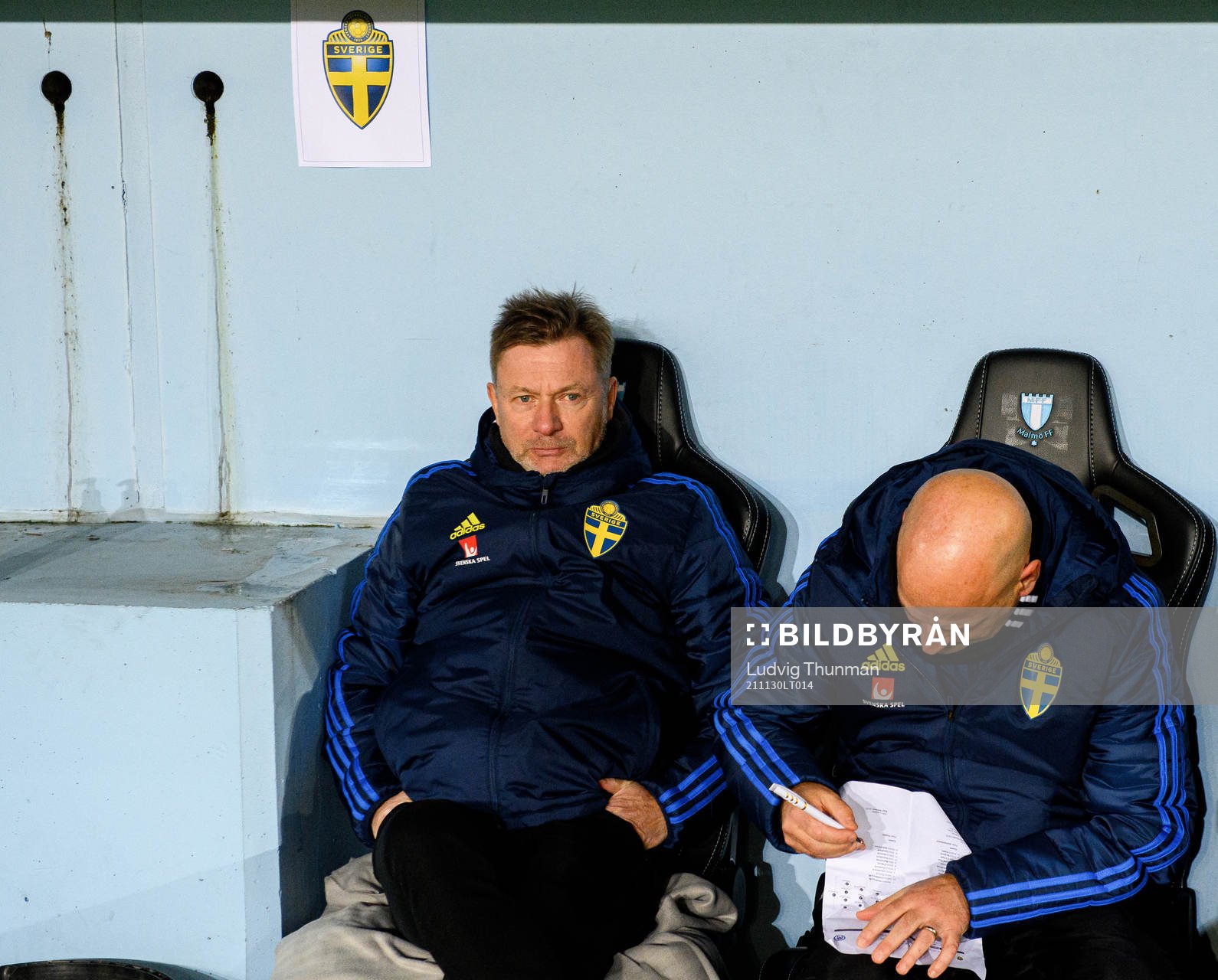 Peter Gerhardsson, head coach and Magnus Wikman, assistant