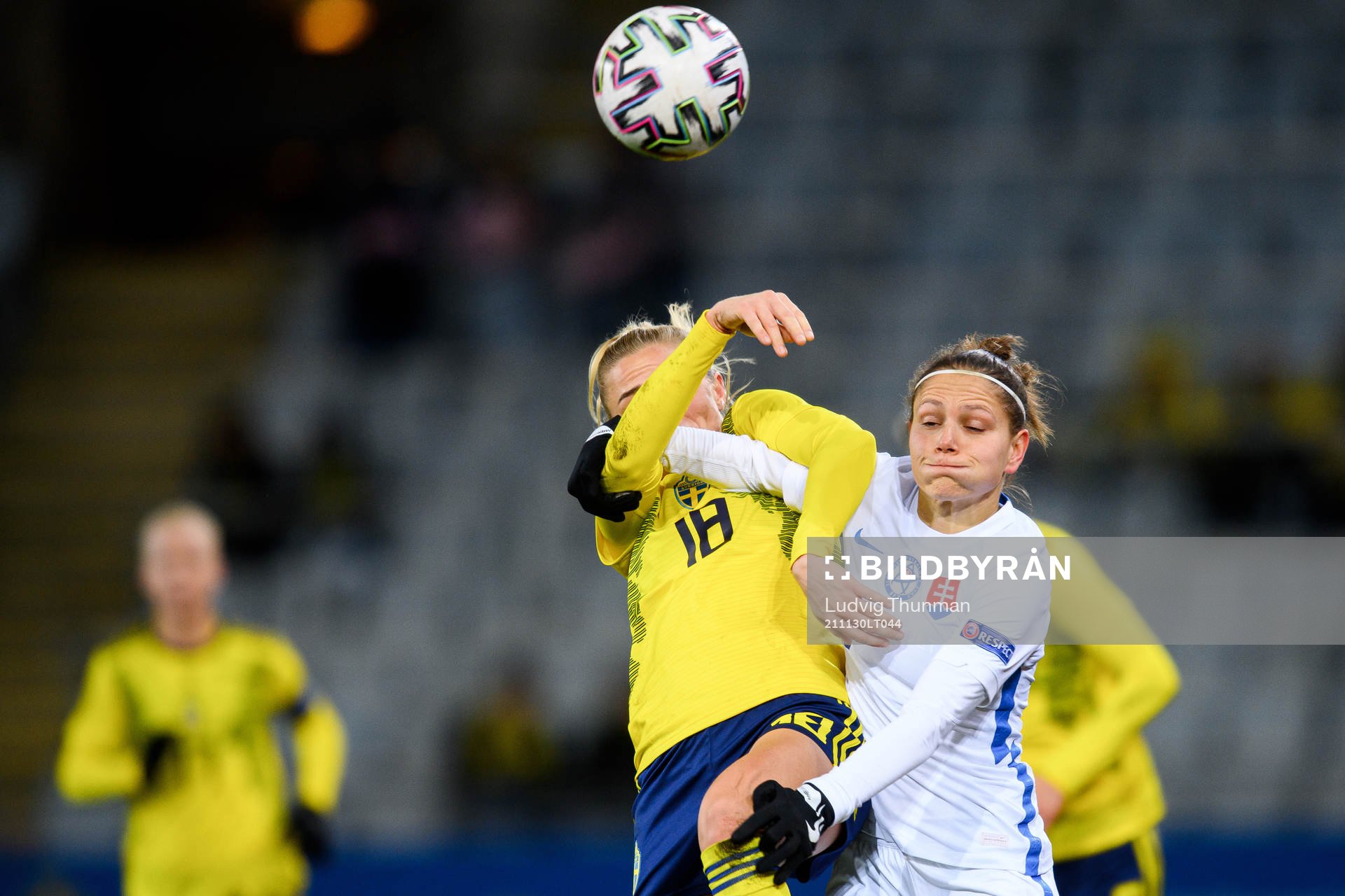 Fridolina Rolfö of Sweden and Diana Bartovicova of Slovakia