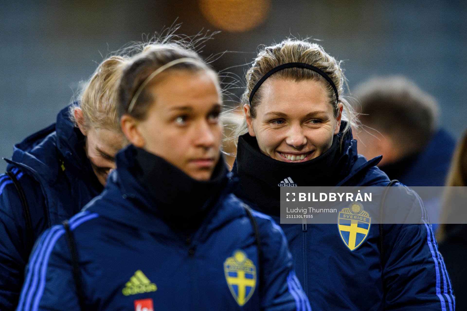 Goalkeeper Jennifer Falk of Sweden