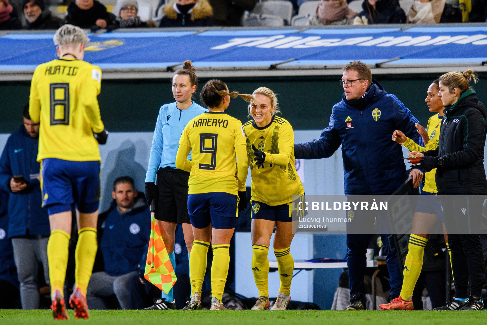 Johanna Rytting Kaneryd and Mimmi Larsson of Sweden