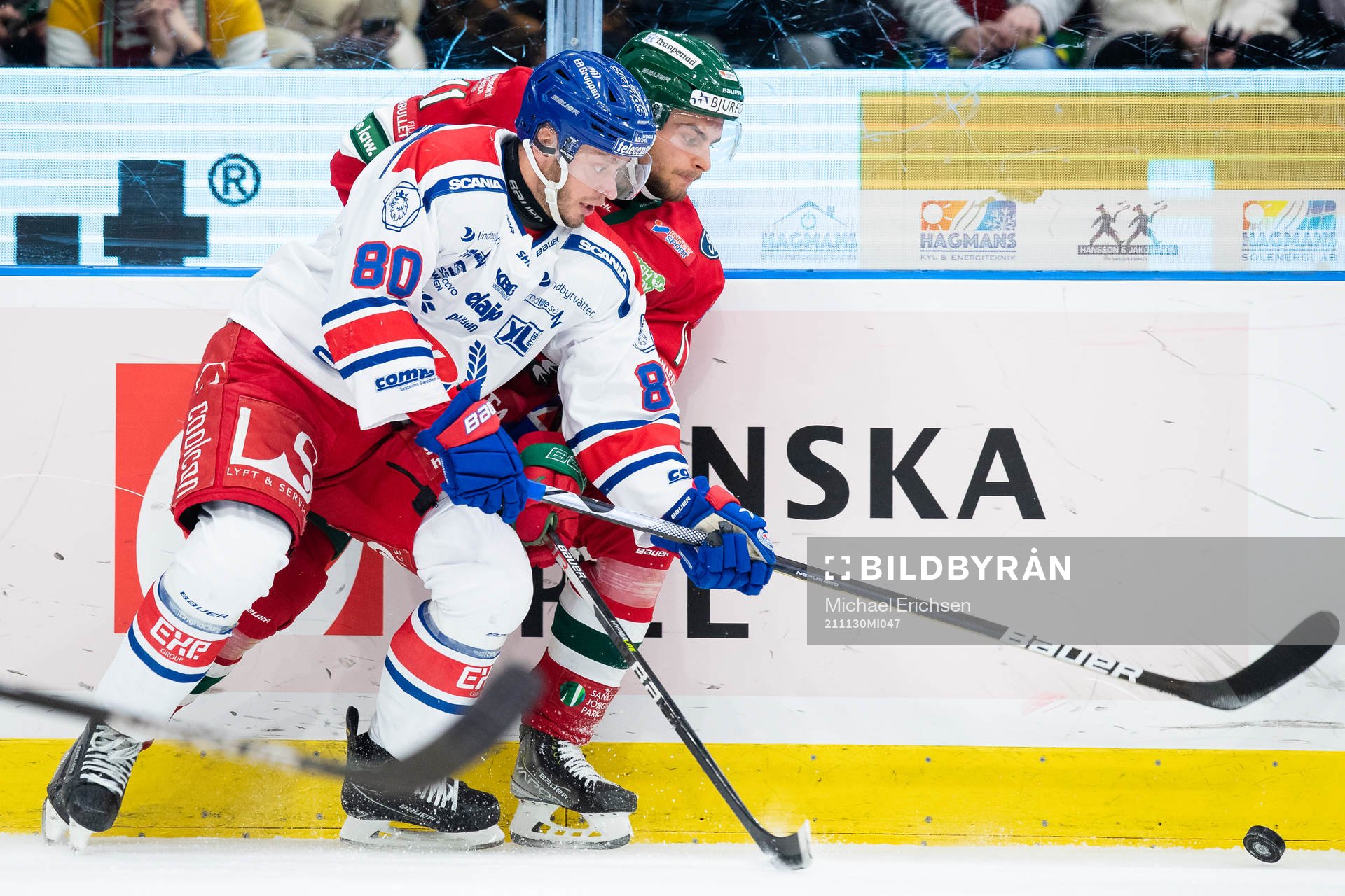 Frölundas Jacob Olofsson och Oskarshamns Tomas Zohorna