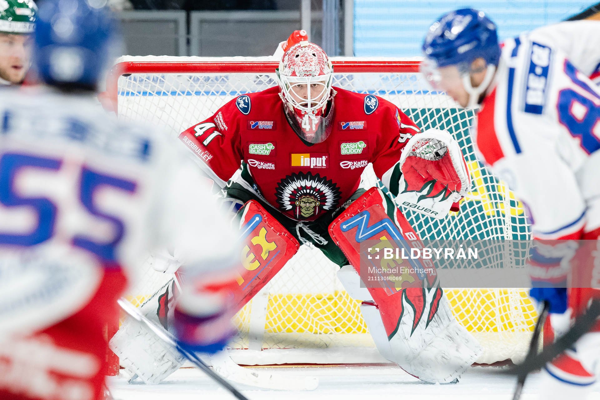 Frölundas målvakt Niklas Rubin