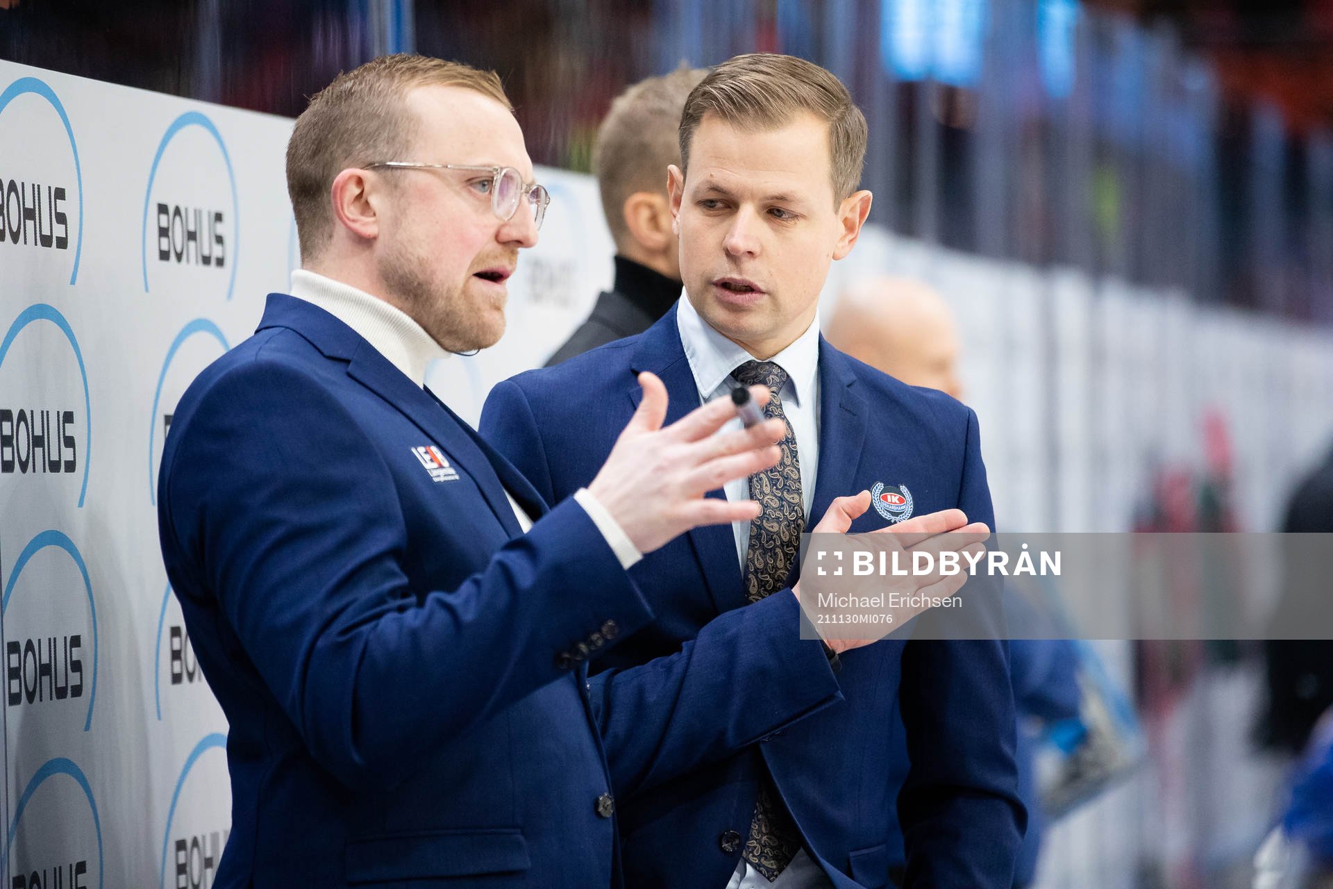 Oskarshamns assisterande tränare Jeff Jakobs och tränare