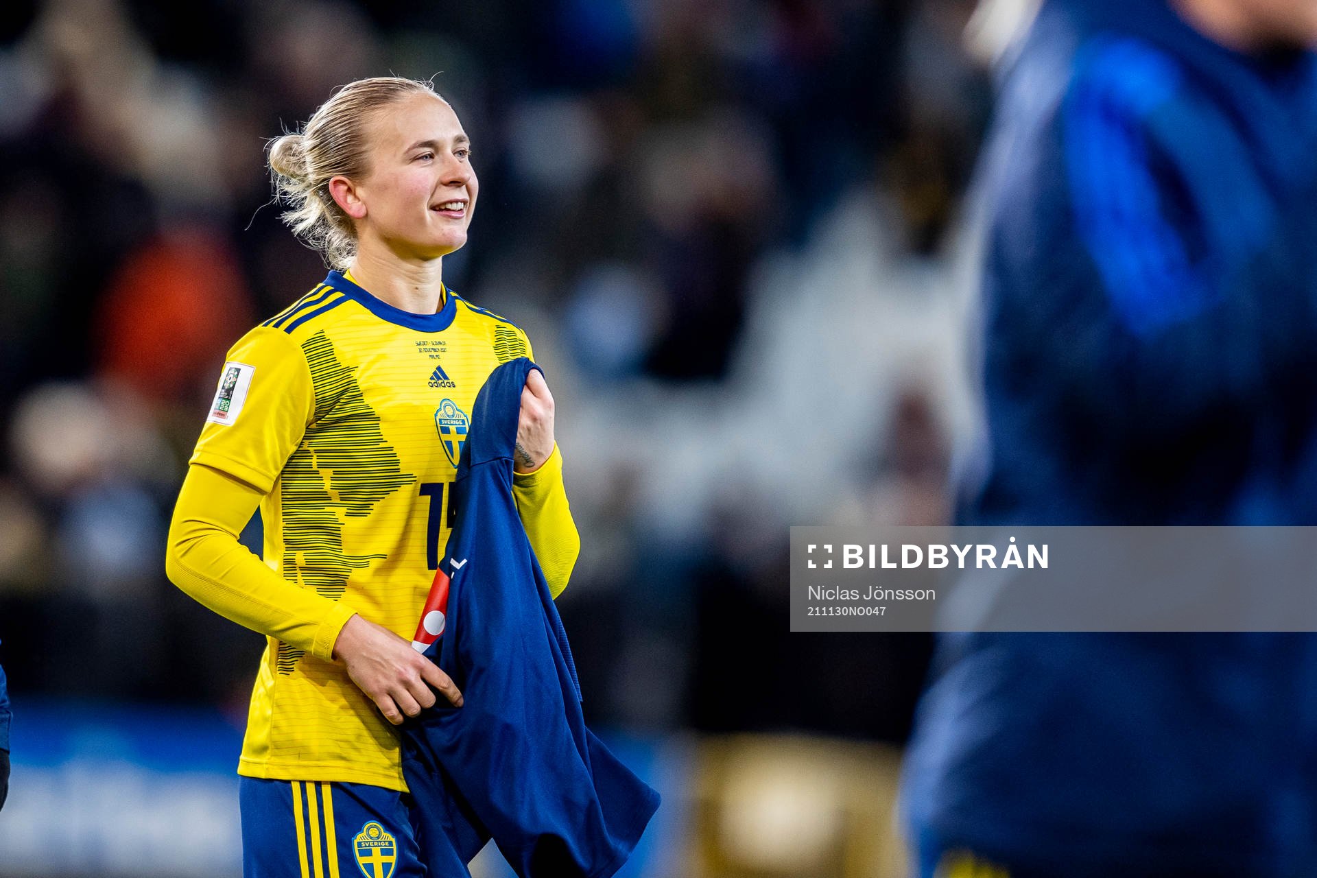 Julia Zigiotti Olme of Sweden celebrates