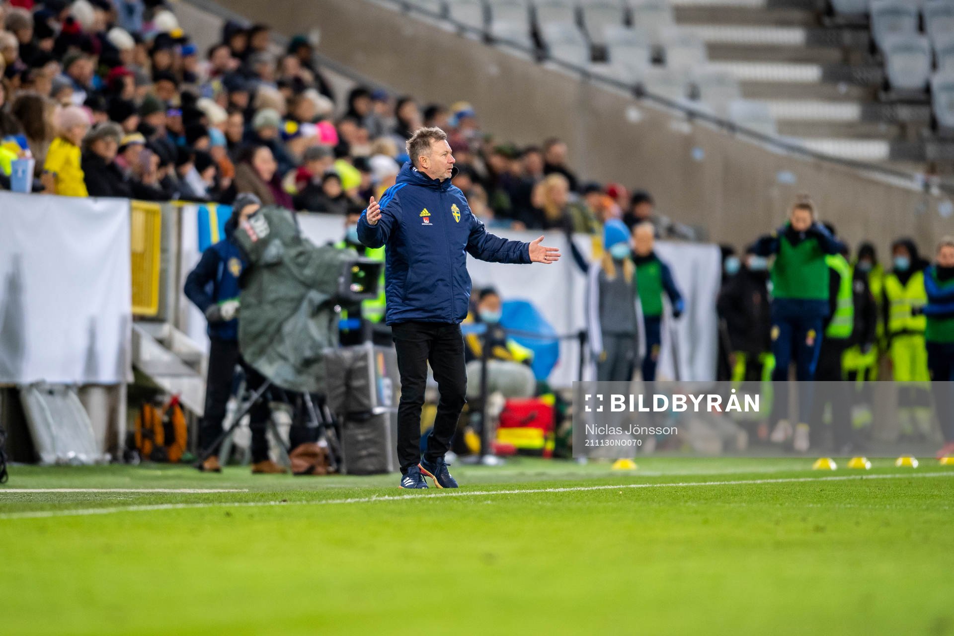 Peter Gerhardsson, head coach of Sweden