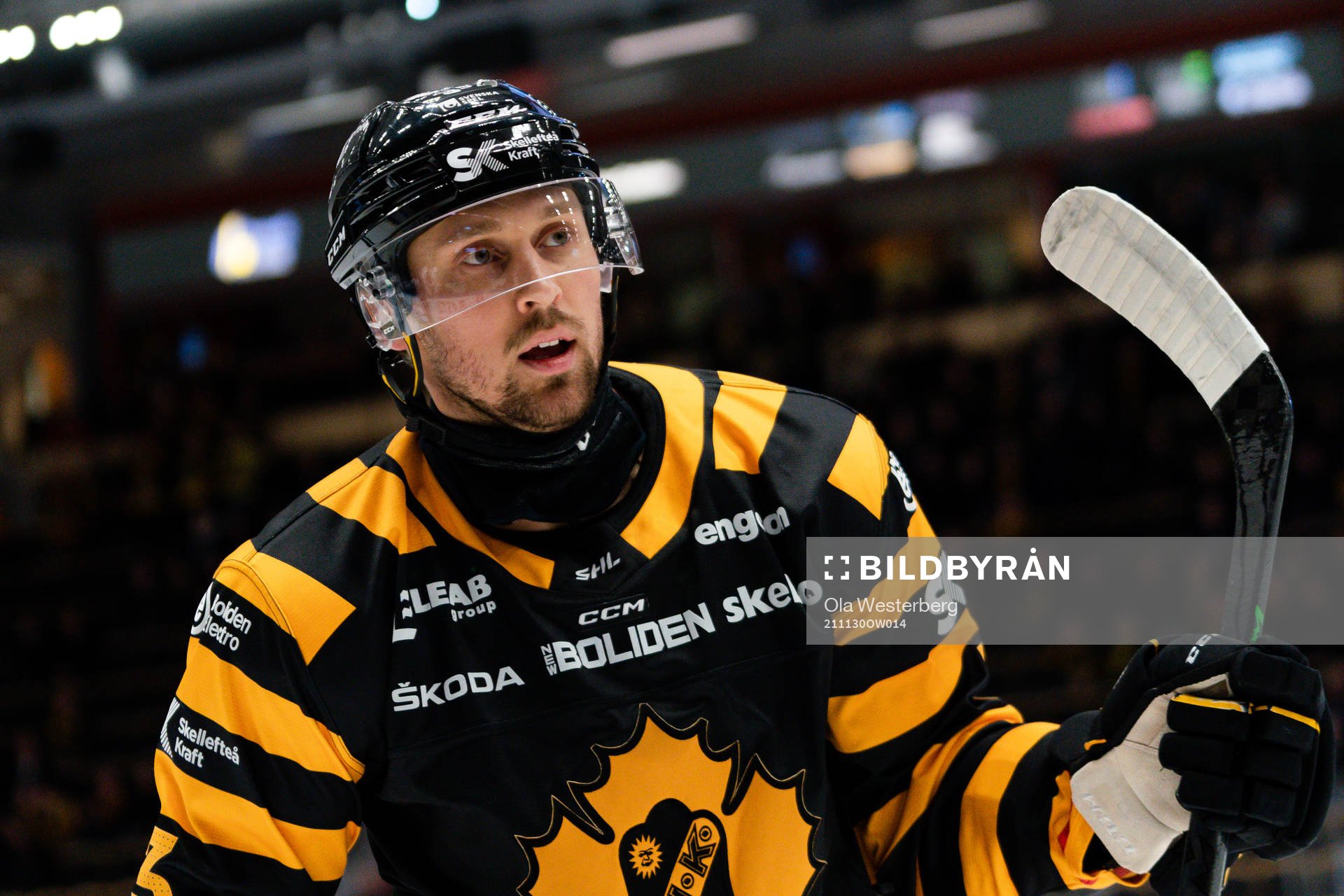 Skellefteås Michael Kapla jublar