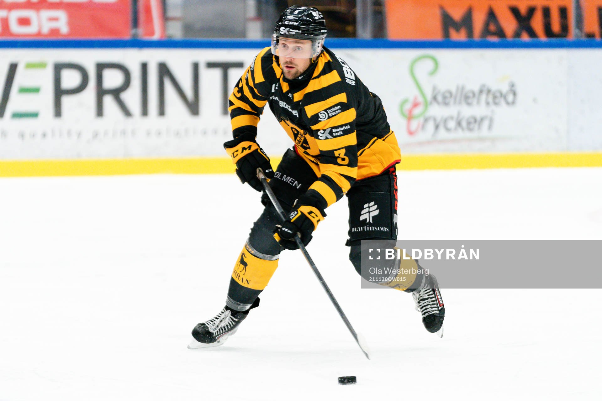 Skellefteås Michael Kapla jublar