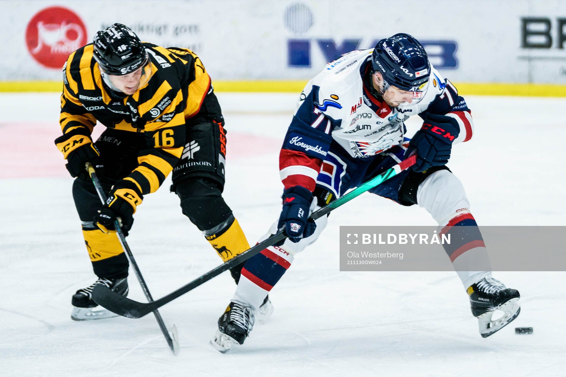 Skellefteås Linus Lindström och Linköpings Robert Lantosi