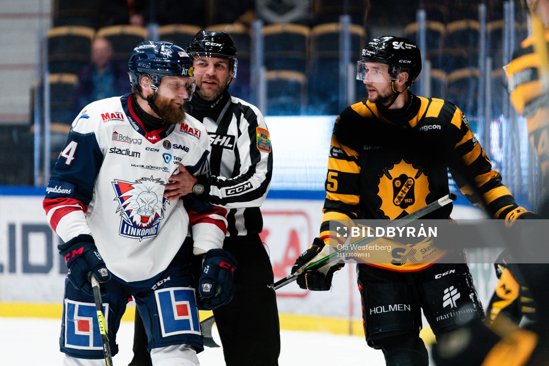 Linköpings Jonas Junland och Skellefteås Melker Karlsson